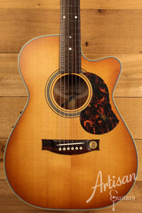 Maton EBG808C Nashville Series Sitka Spruce & Blackwood w/ Vintage Amber Sunburst Finish & Cutaway ID-12383 - Artisan Guitars