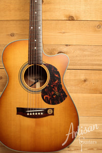 Maton EBG808C Nashville Series Sitka Spruce & Blackwood w/ Vintage Amber Sunburst Finish & Cutaway ID-12383 - Artisan Guitars