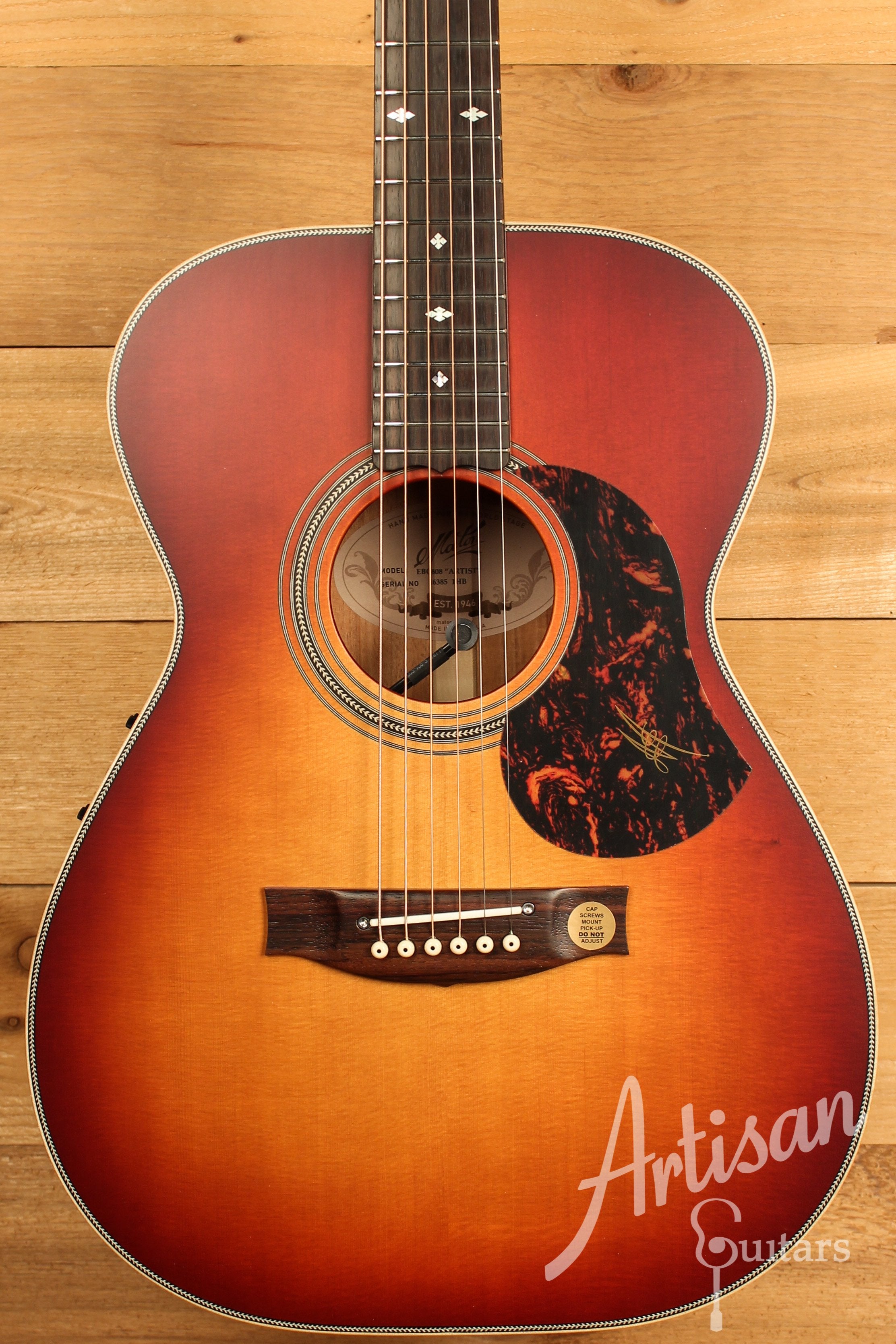 Maton EBG808 Custom Artist Series Sitka Spruce and Blackwood