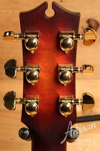 Maton EBG808 Custom Artist Series Sitka Spruce and Blackwood w/ Sunburst Finish ID-12319 - Artisan Guitars