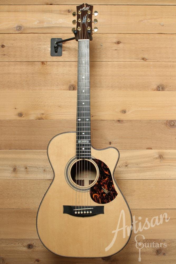 Pre-Owned 2014 Maton EM100C 808 Messiah Series with Sitka and Indian Rosewood Cutaway ID-9486 - Artisan Guitars