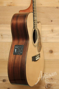 Pre-Owned 2014 Maton EM100C 808 Messiah Series with Sitka and Indian Rosewood Cutaway ID-9486 - Artisan Guitars