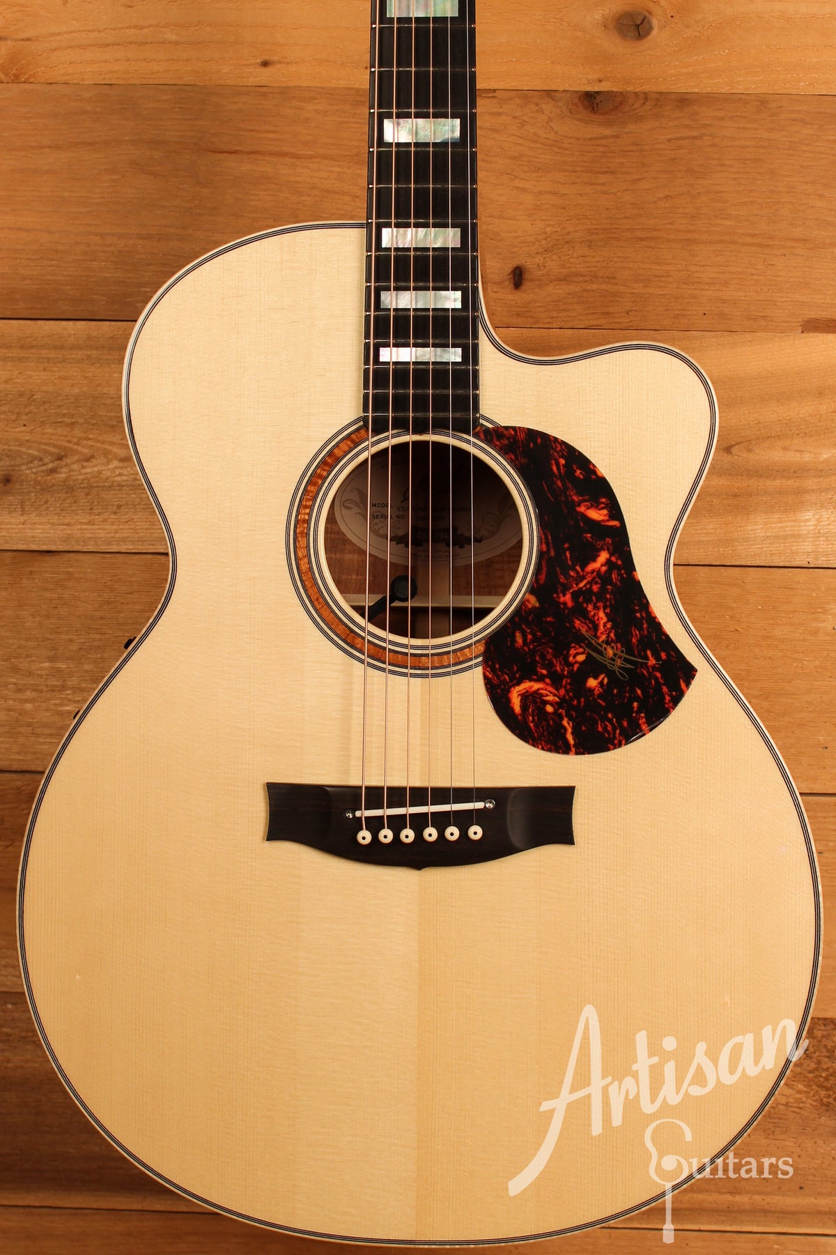 Maton Custom Shop Jumbo w/ "AAA" Sitka & Blackwood ID-12325 - Artisan Guitars