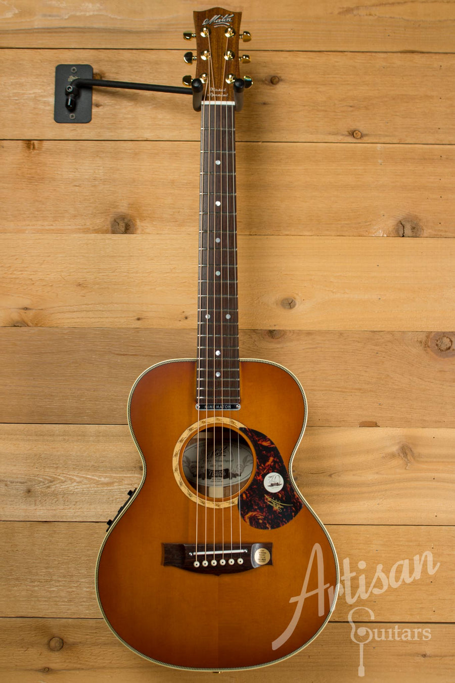 Maton EMD 6 Mini Maton Diesel Guitar Sitka with Blackwood and Vintage Amber Sunburst ID-10616 - Artisan Guitars