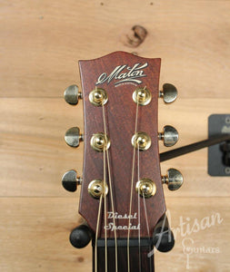 Pre-Owned 2014  Maton EMD6 Mini Maton Diesel Sitka with Blackwood and Vintage Amber Sunburst ID-8058 - Artisan Guitars