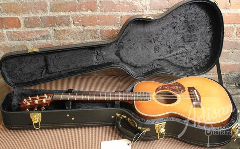 Pre-Owned 2014  Maton EMD6 Mini Maton Diesel Sitka with Blackwood and Vintage Amber Sunburst ID-8058 - Artisan Guitars