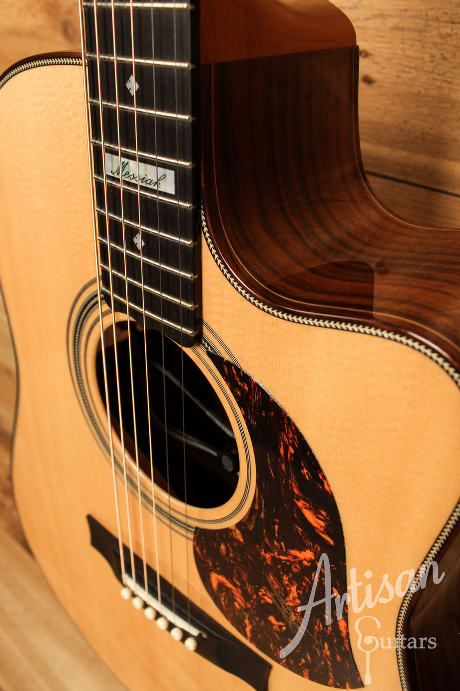 Maton EM100C Messiah Guitar Sitka Spruce and Indian Rosewood Pre-Owned 2015 ID-12366 - Artisan Guitars