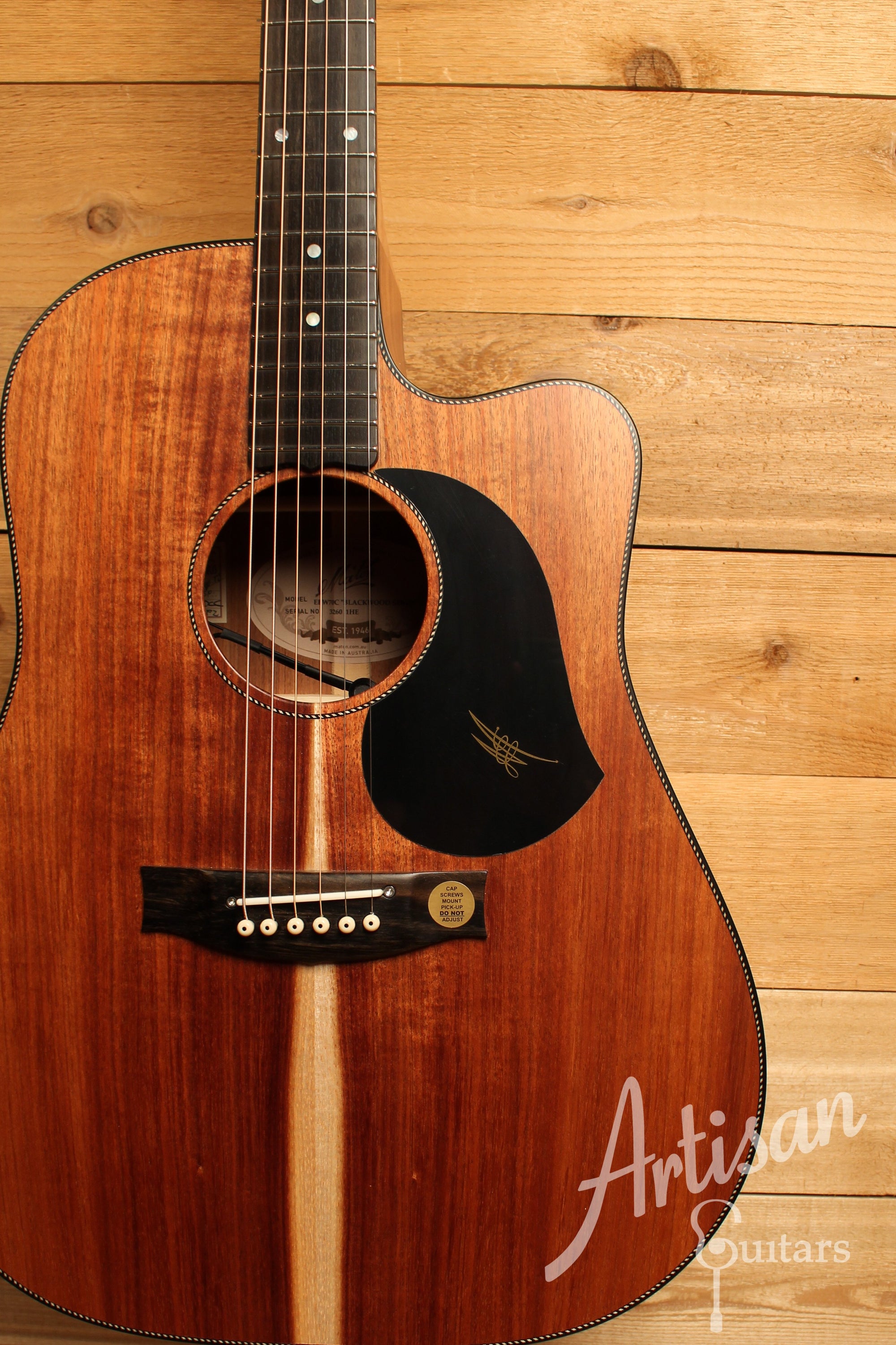 Maton EBW70C Blackwood Dreadnought w/ AP5 Pro ID-12371 - Artisan Guitars