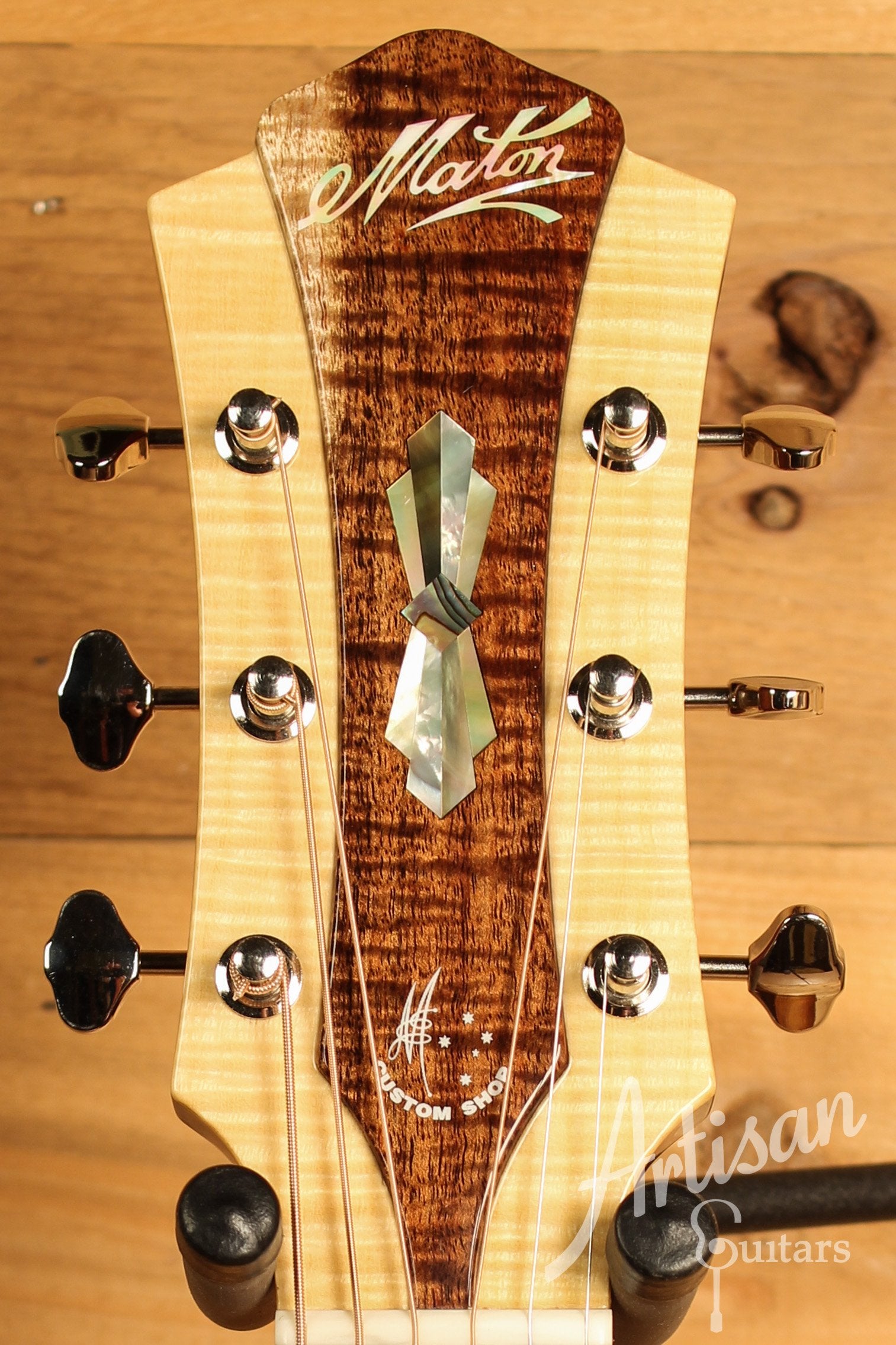 Maton Custom Shop Classic w/ Custom Thin Traditional Body & W.A. May Appointments ID-12372 - Artisan Guitars