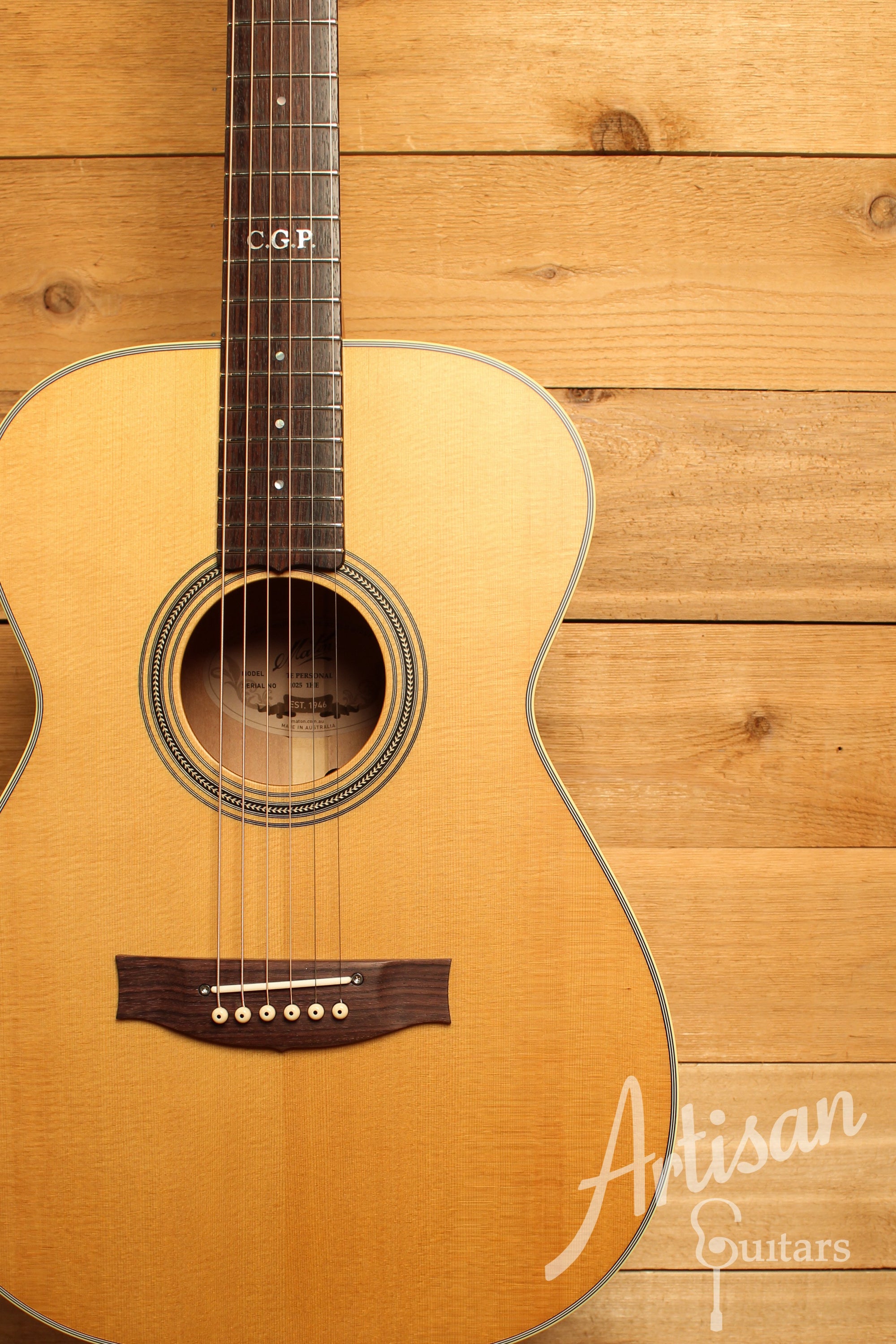 Maton Custom Shop TE Personal Thinline Guitar "AAA" Sitka Spruce and AAA" Figured Queensland Maple ID-12373 - Artisan Guitars