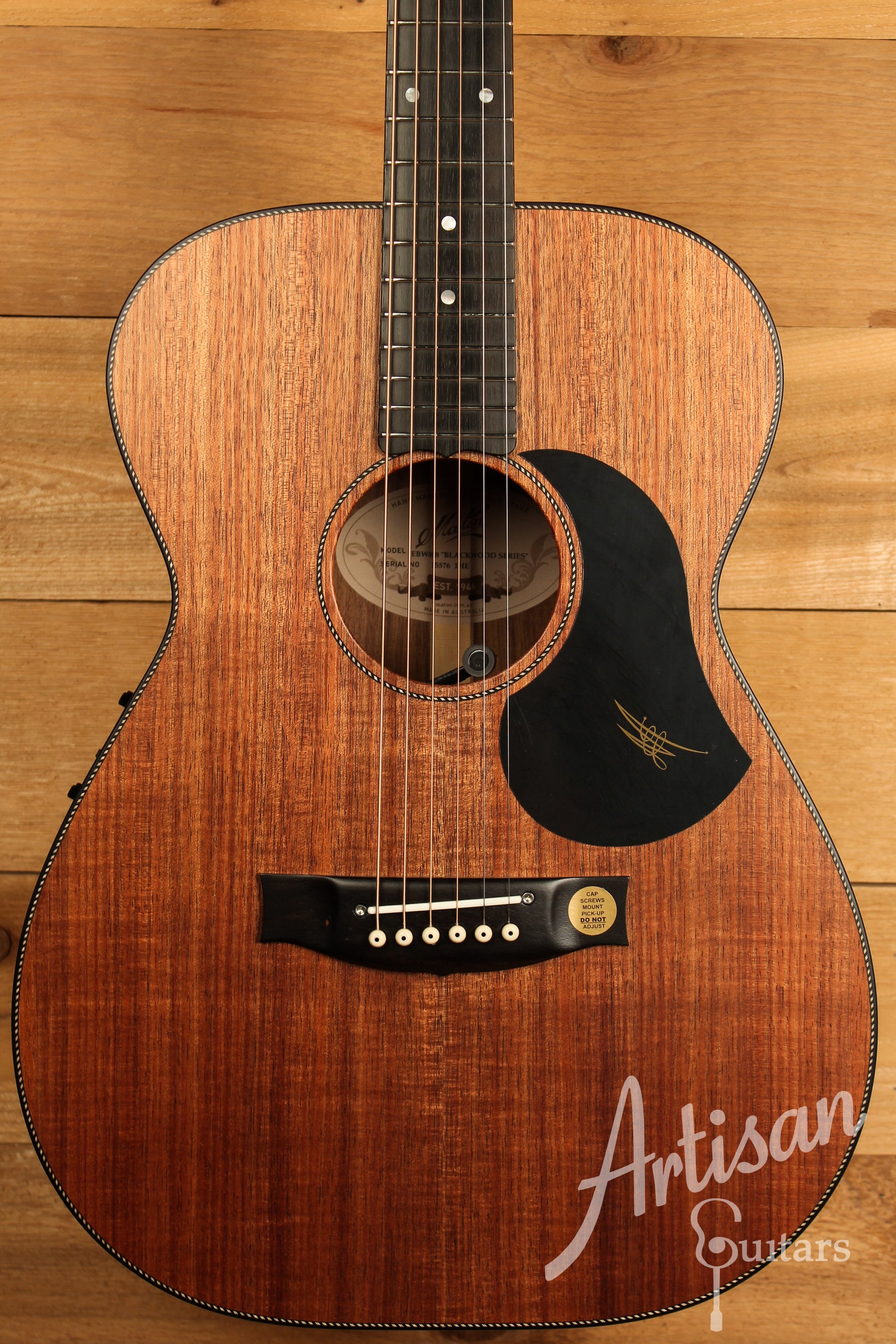 Maton EBW808 Guitar w/ Blackwood Top, Back & Sides w/ AP5 Pro Pickup System ID-12375 - Artisan Guitars