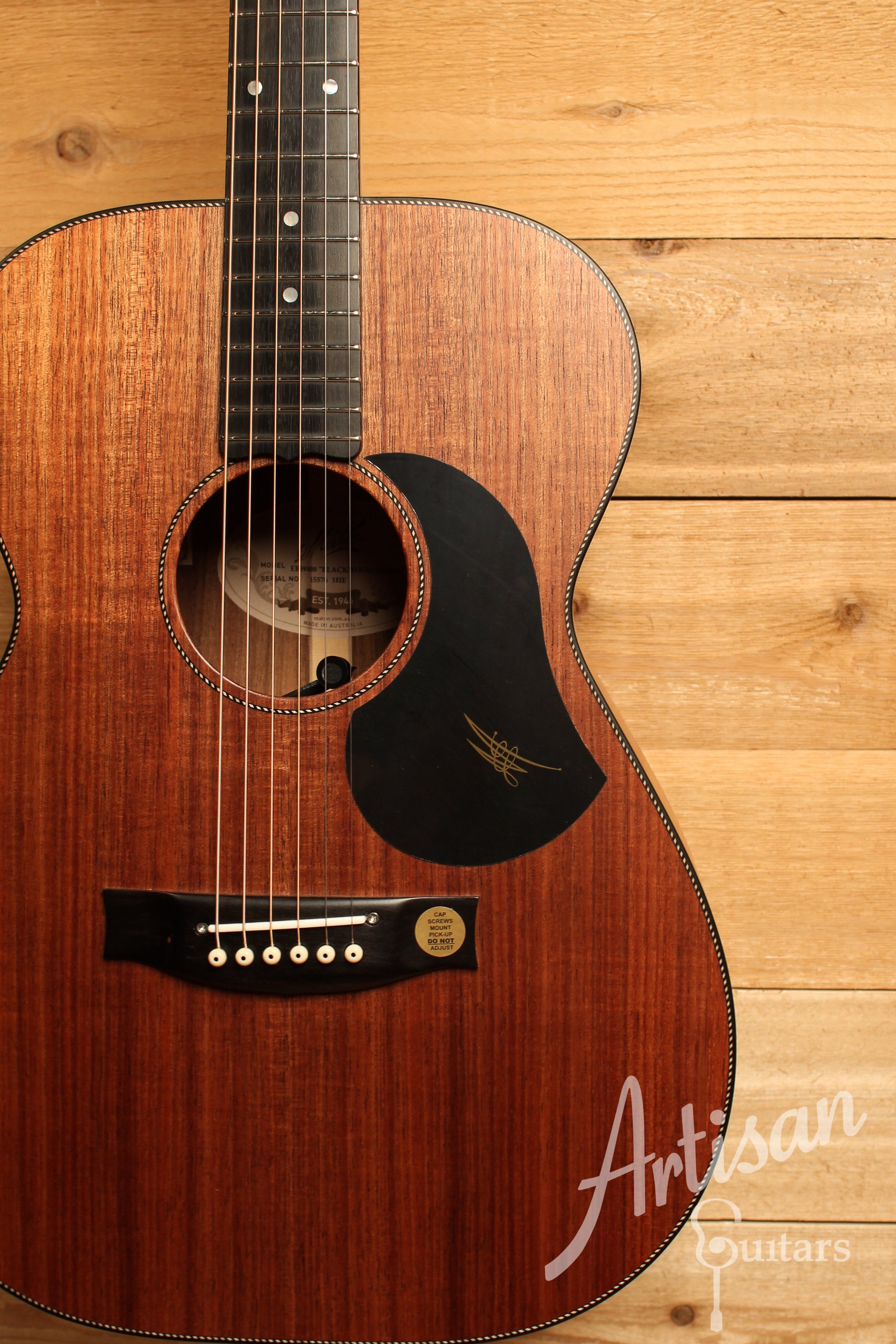 Maton EBW808 Guitar w/ Blackwood Top, Back & Sides w/ AP5 Pro Pickup System ID-12375 - Artisan Guitars
