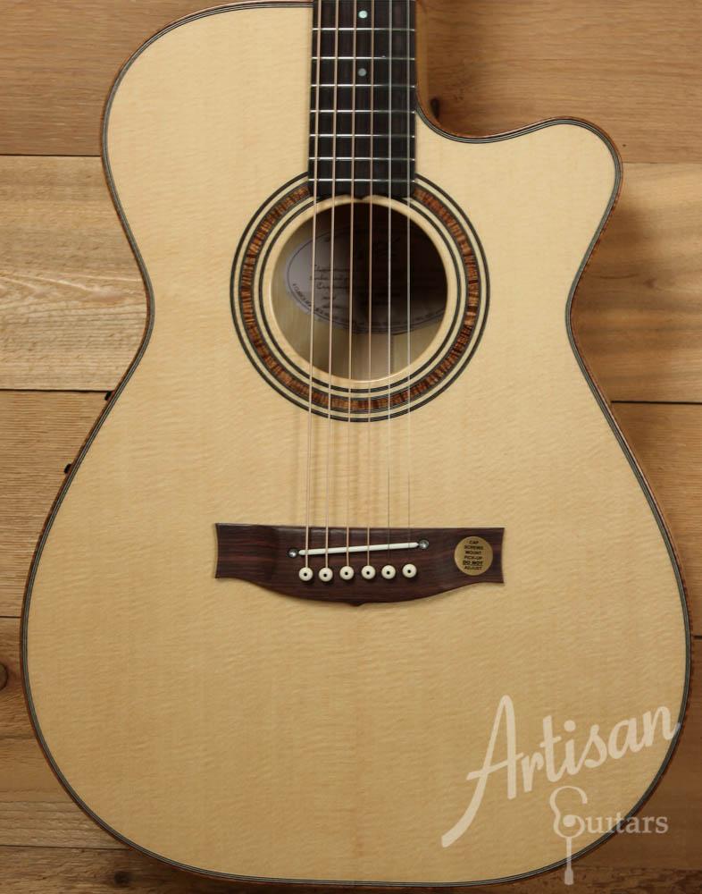 Maton WA May Custom Shop 808 with Sitka Spruce and Figured Satin Box ID-9148 - Artisan Guitars
