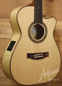 Maton WA May Custom Shop 808 with Sitka Spruce and Figured Satin Box ID-9148 - Artisan Guitars