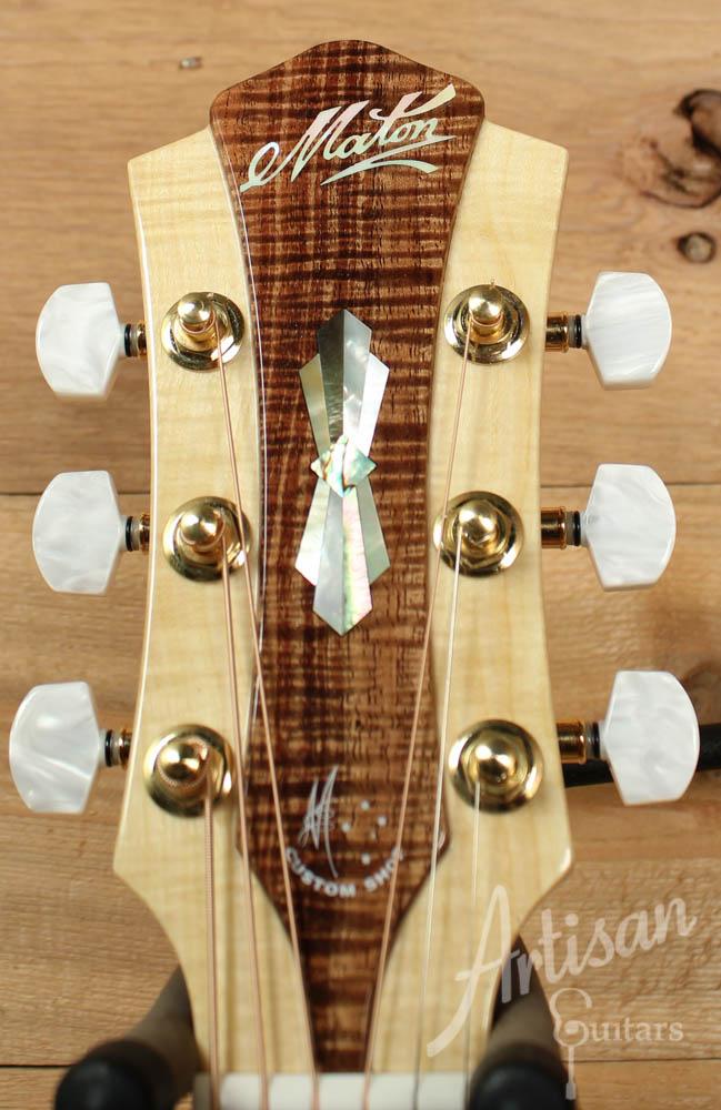 Maton WA May Custom Shop 808 with Sitka Spruce and Figured Satin Box ID-9148 - Artisan Guitars