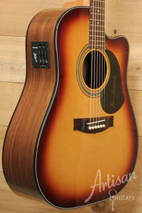 Maton TE1 Tommy Emmanuel Artist Sitka Spruce and Indian Rosewood Sunburst ID-9149 - Artisan Guitars