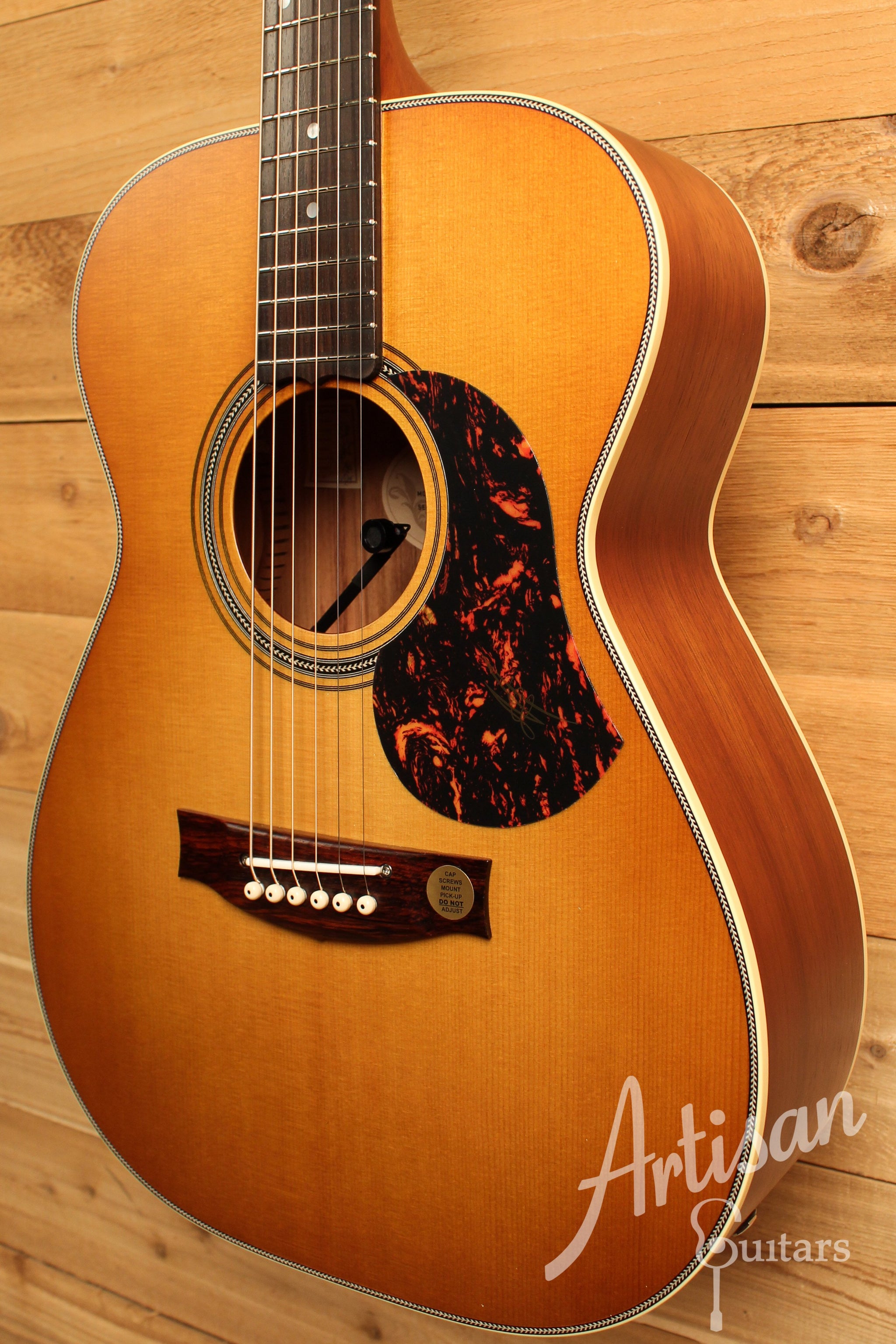 Maton EBG808 Nashville Series Sitka Spruce & Blackwood w/ Vintage Amber Sunburst Finish ID-12649 - Artisan Guitars
