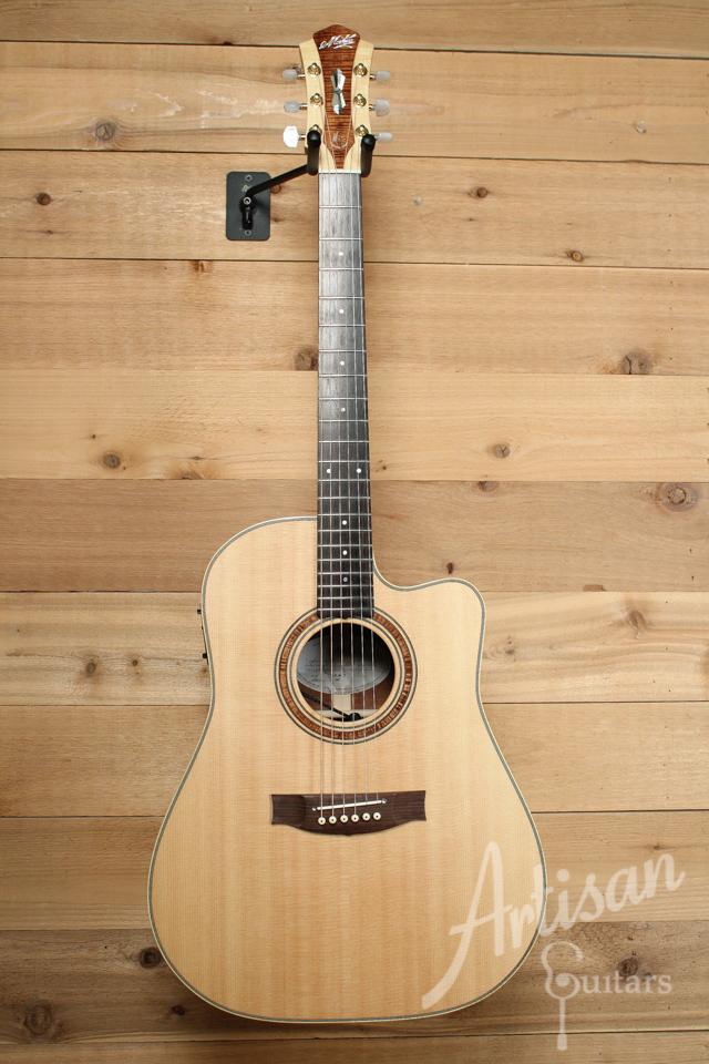 Maton WA May Custom Shop Dreadnought Cutaway with Sitka Spruce and Fiddleback Blackwood ID-9894 - Artisan Guitars