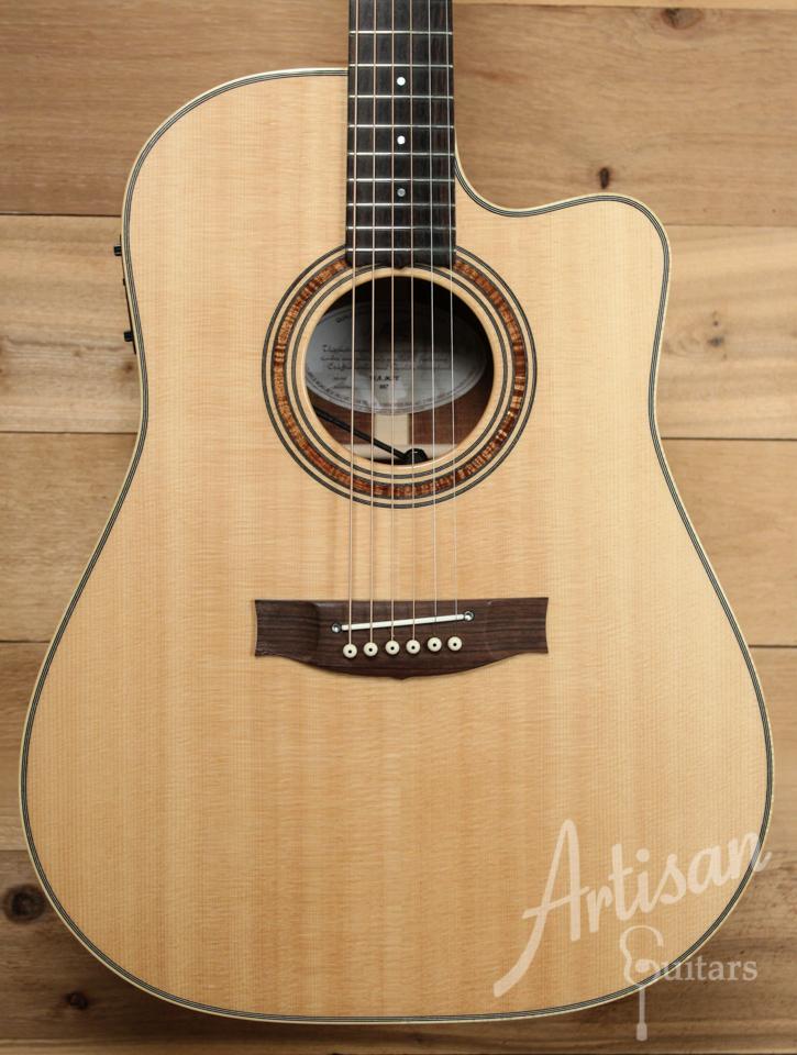 Maton WA May Custom Shop Dreadnought Cutaway with Sitka Spruce and Fiddleback Blackwood ID-9894 - Artisan Guitars