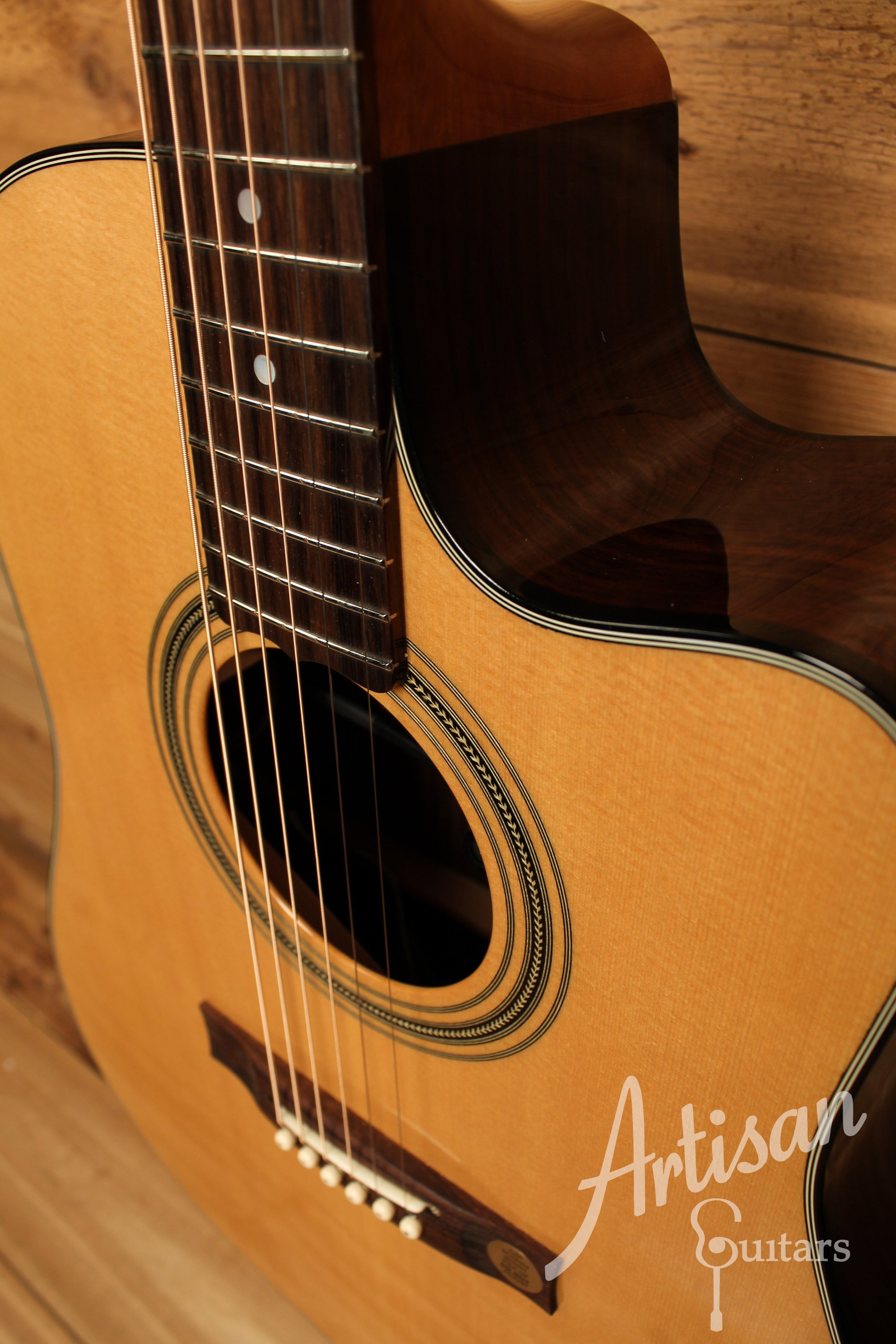 Maton TE 1 Tommy Emmanuel Artist Sitka Spruce and Indian Rosewood w/ AP5 Pro Pickup ID-12427 - Artisan Guitars