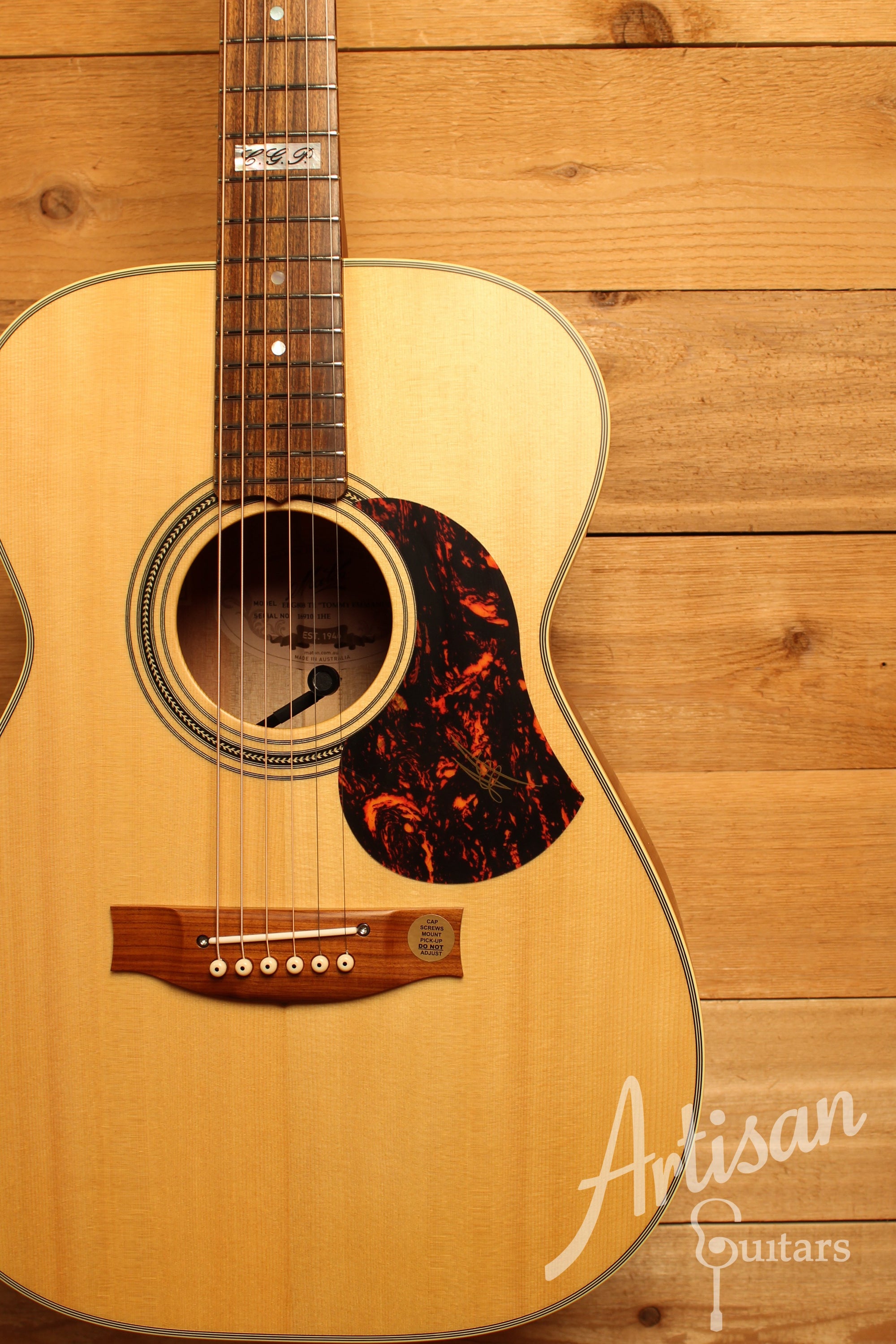 Maton EBG 808 TE Tommy Emmanuel Signature Guitar ID-12431 - Artisan Guitars