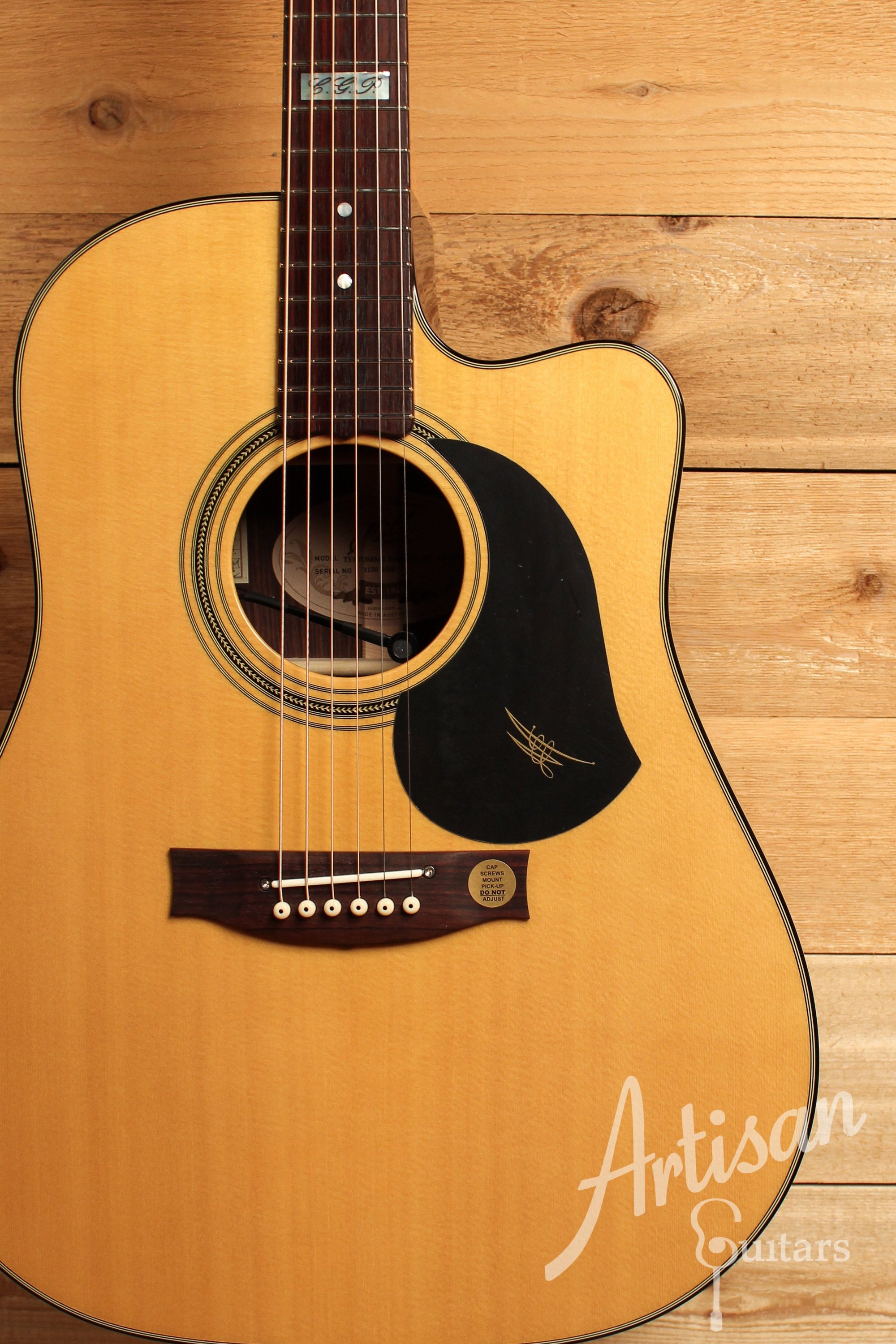 Maton TE 1 Guitar Tommy Emmanuel Artist Sitka Spruce and Indian Rosewood AP5 Pro ID-12671 - Artisan Guitars