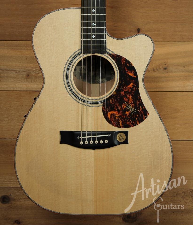 Pre-Owned 2014 Maton EBG808C MIC FIX Michael Fix Signature Sitka and Queensland Maple with Cutaway ID-9979 - Artisan Guitars