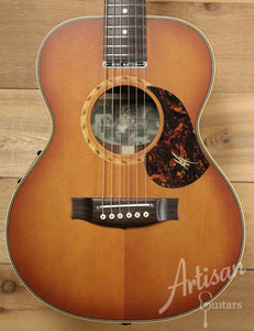 Maton EMD 6 Mini Maton Diesel Guitar Sitka with Blackwood and Vintage Amber Sunburst ID-9951 - Artisan Guitars