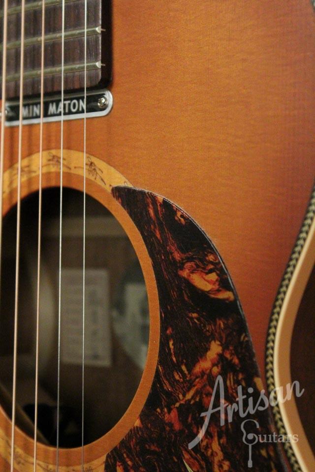 Maton EMD 6 Mini Maton Diesel Guitar Sitka with Blackwood and Vintage Amber Sunburst ID-9951 - Artisan Guitars