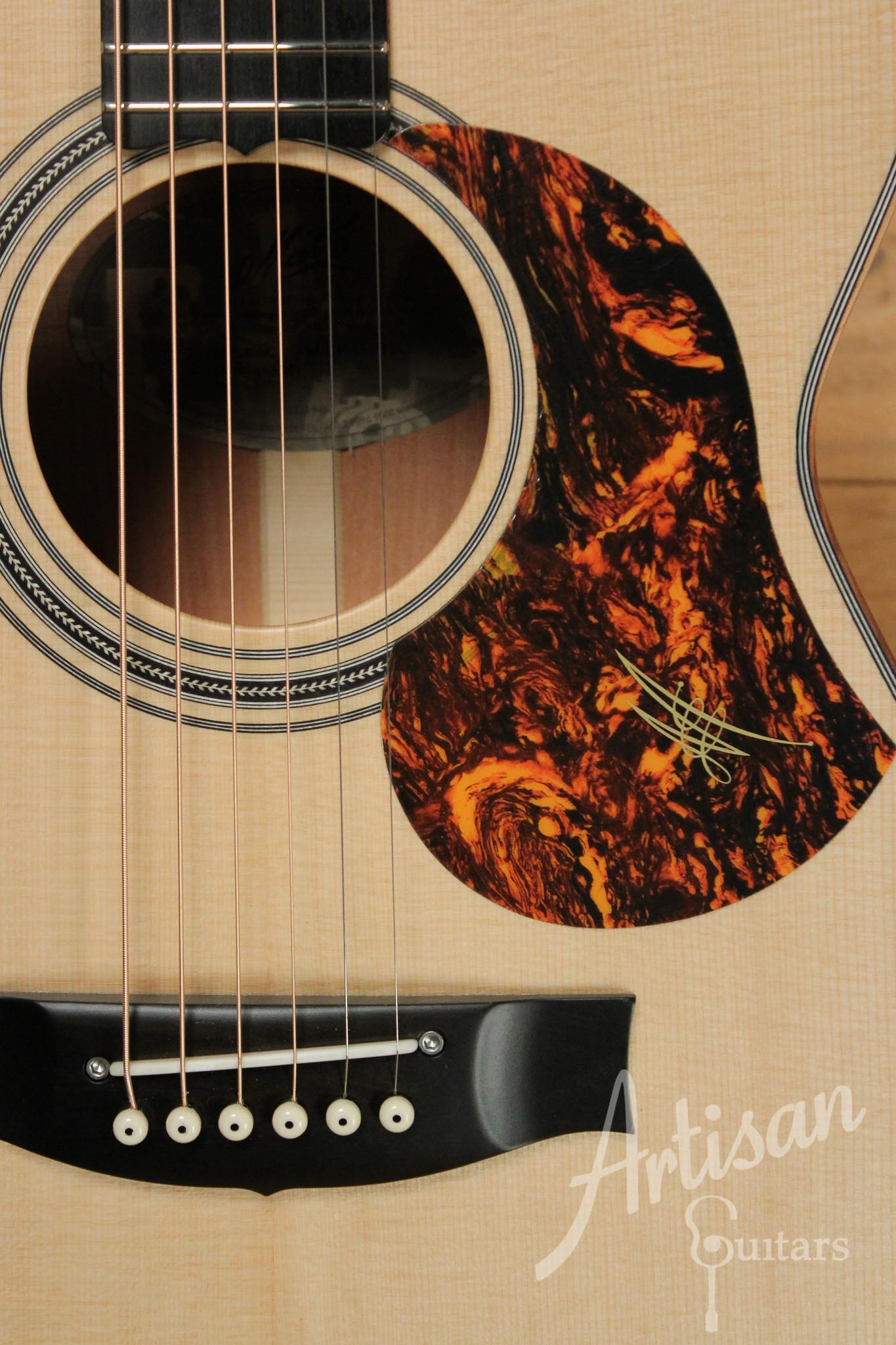Maton EBG808C MIC FIX Michael Fix Signature Sitka and Queensland Maple with Cutaway  ID-9949 - Artisan Guitars