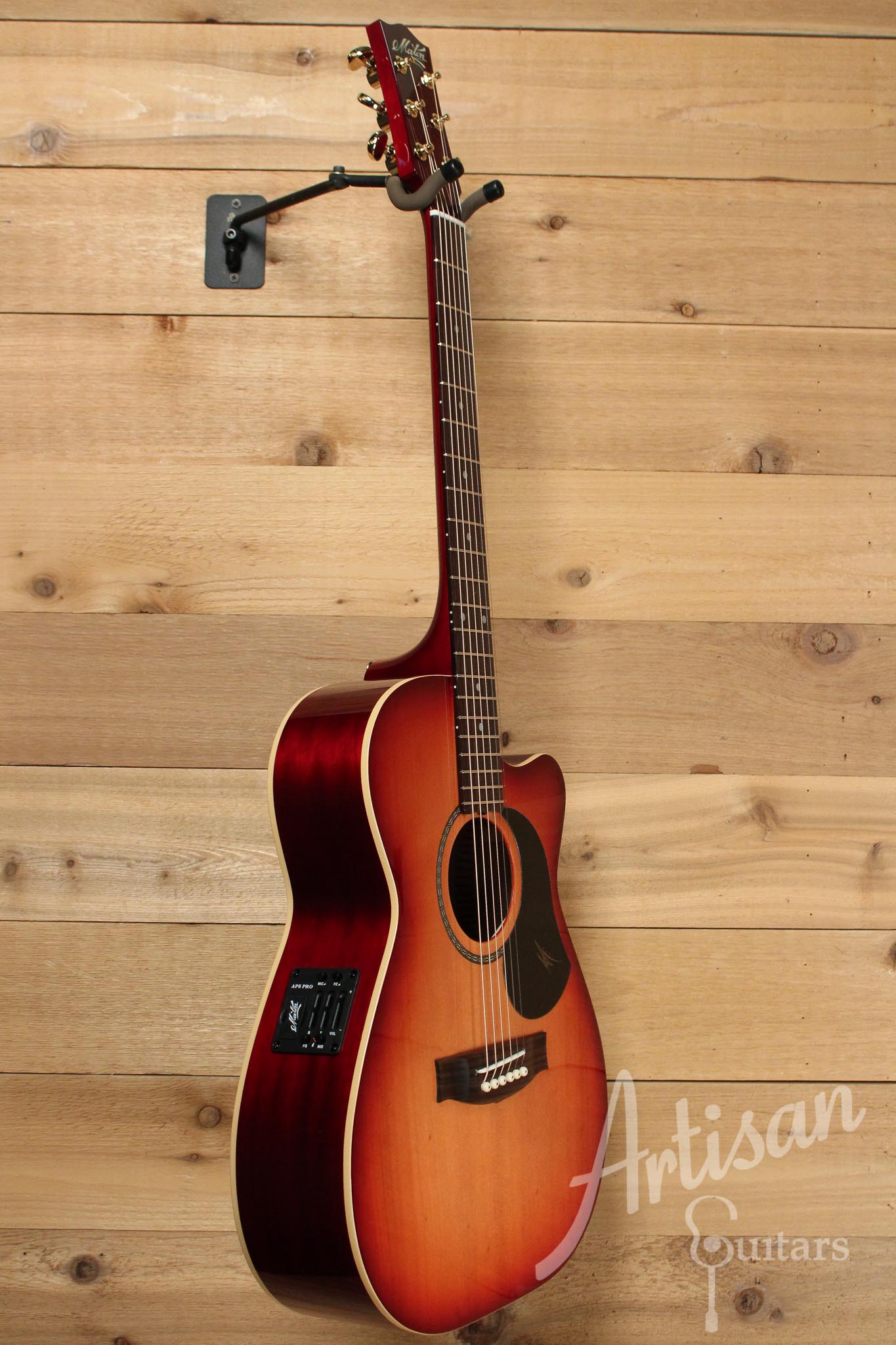 Maton EBG808CLG Performer Series Guitar Bunya and Queensland Maple with Cutaway and Cherry Sunburst  ID-10017 - Artisan Guitars