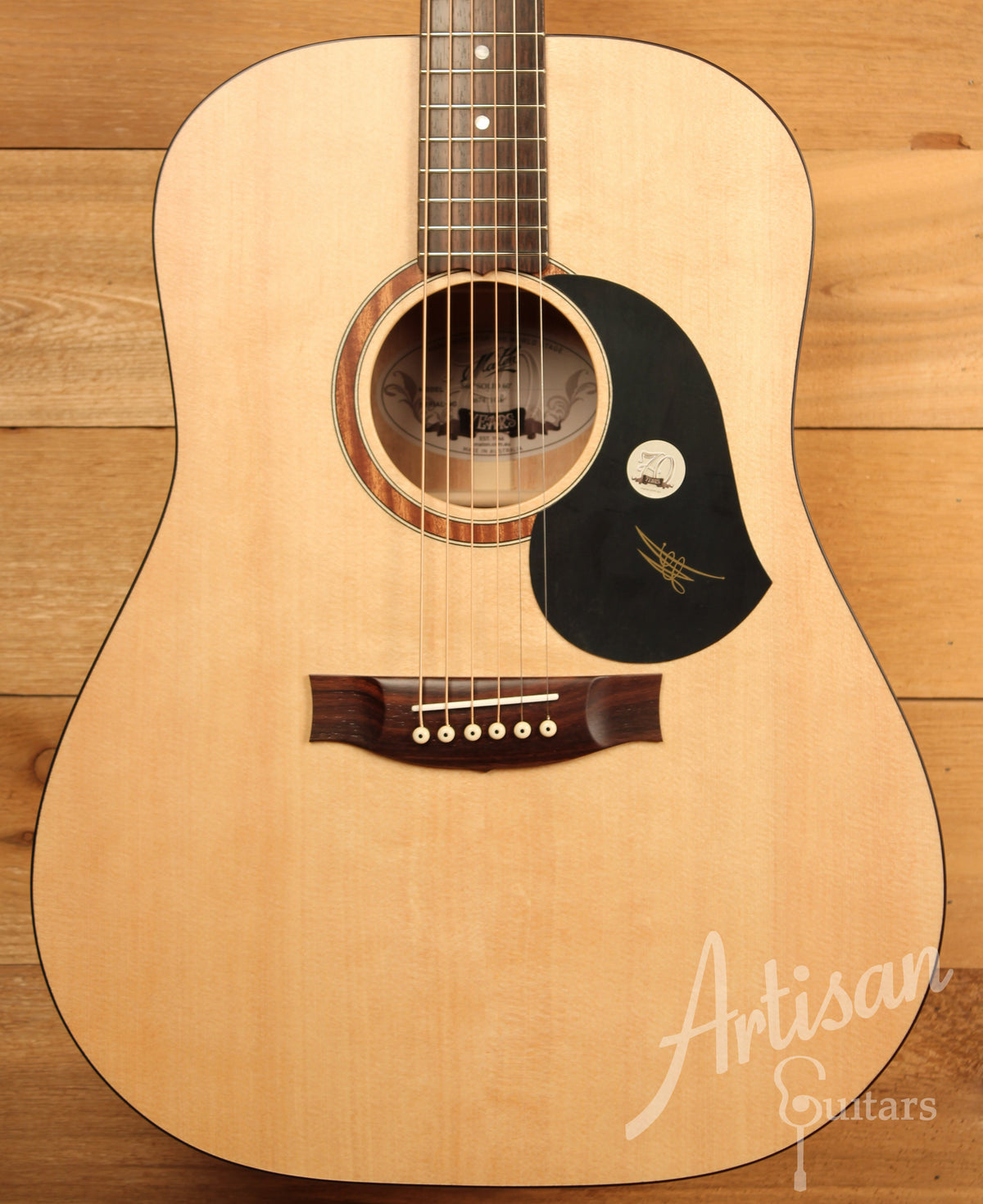Maton S60 Guitar with Bearclaw Sitka Spruce and Queensland Maple ID-11464 - Artisan Guitars