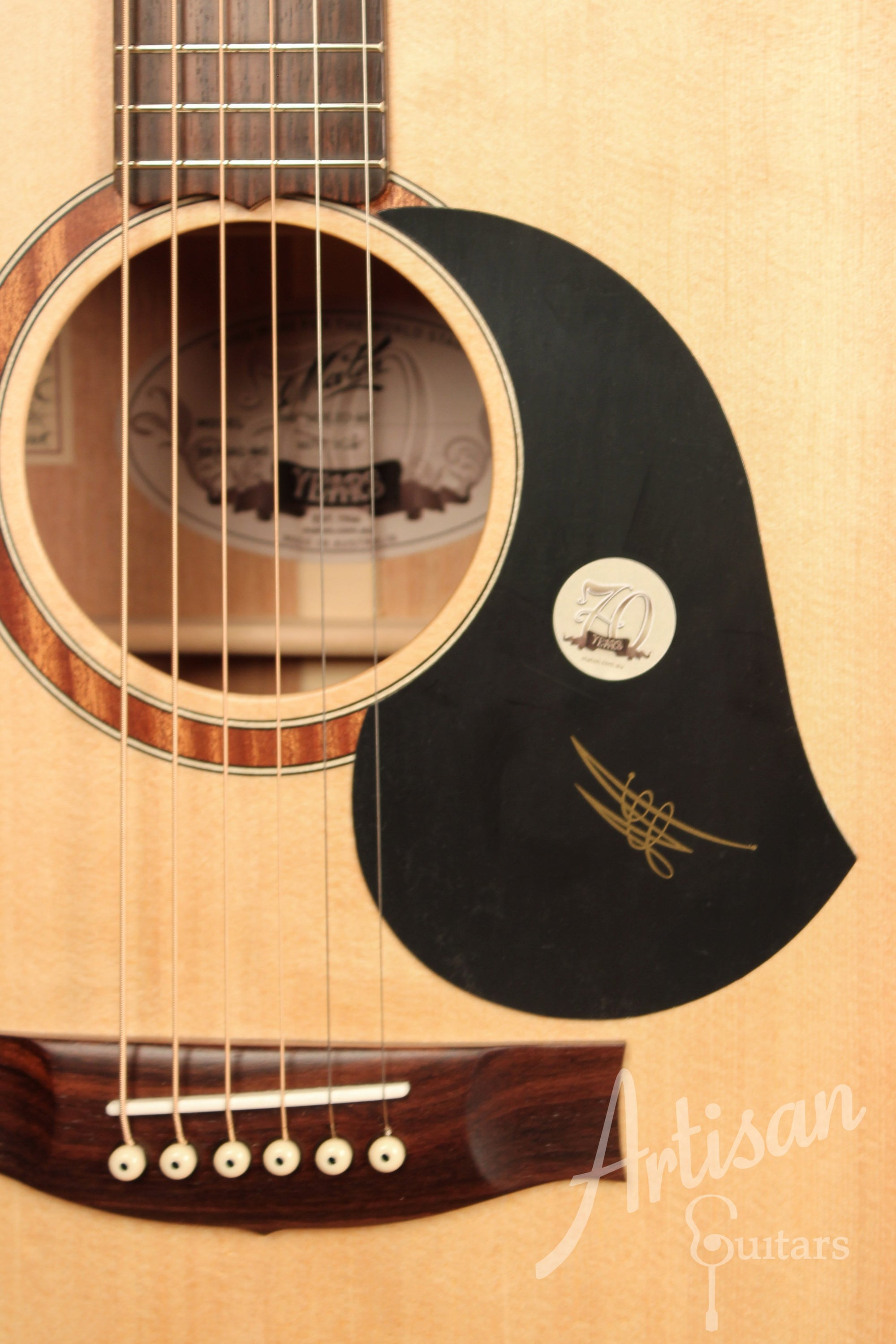 Maton S60 Guitar with Bearclaw Sitka Spruce and Queensland Maple ID-11464 - Artisan Guitars