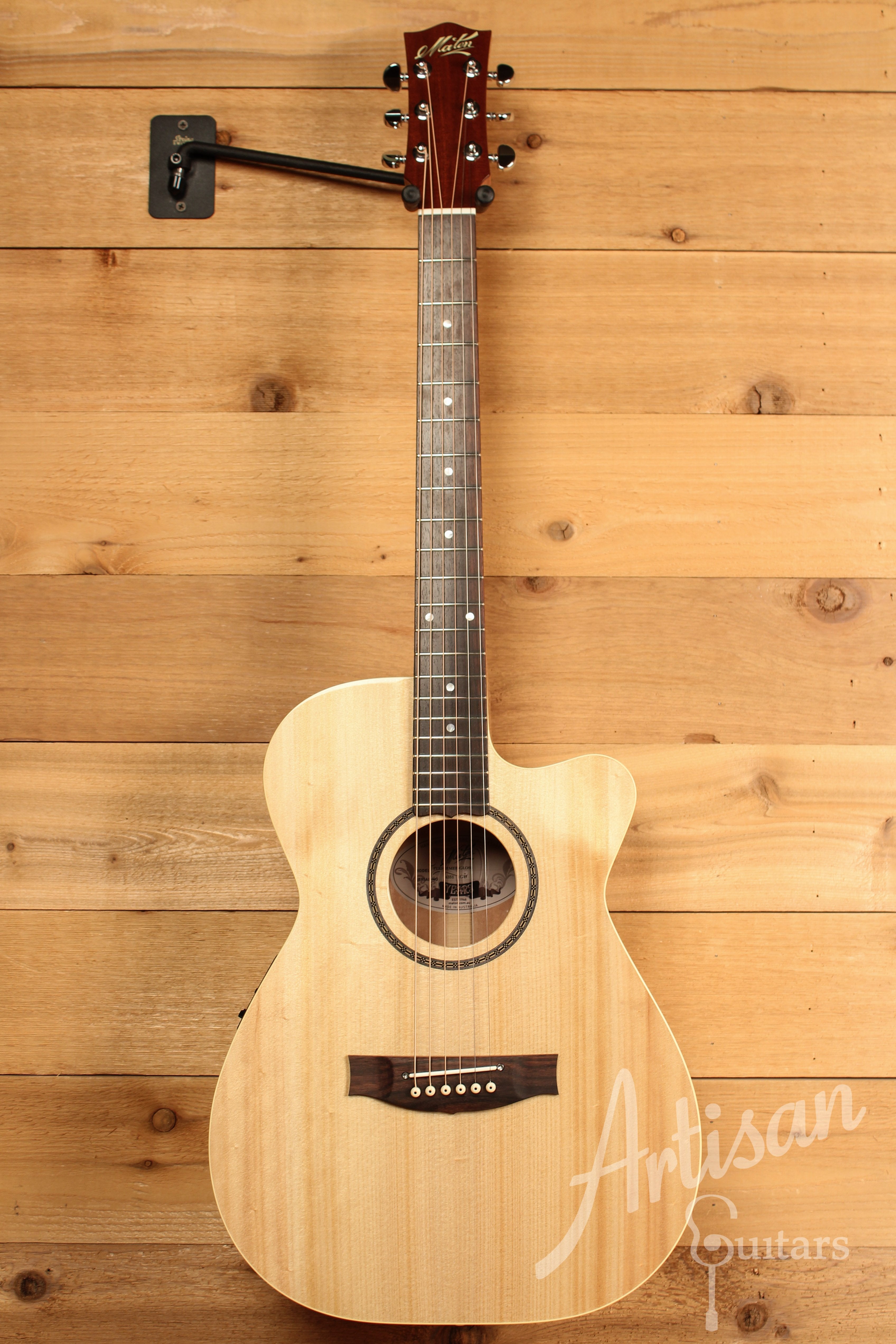 Maton Custom EBG808CL Performer Series Bunya and Queensland Maple Gloss Finish with Cutaway ID-11477 - Artisan Guitars