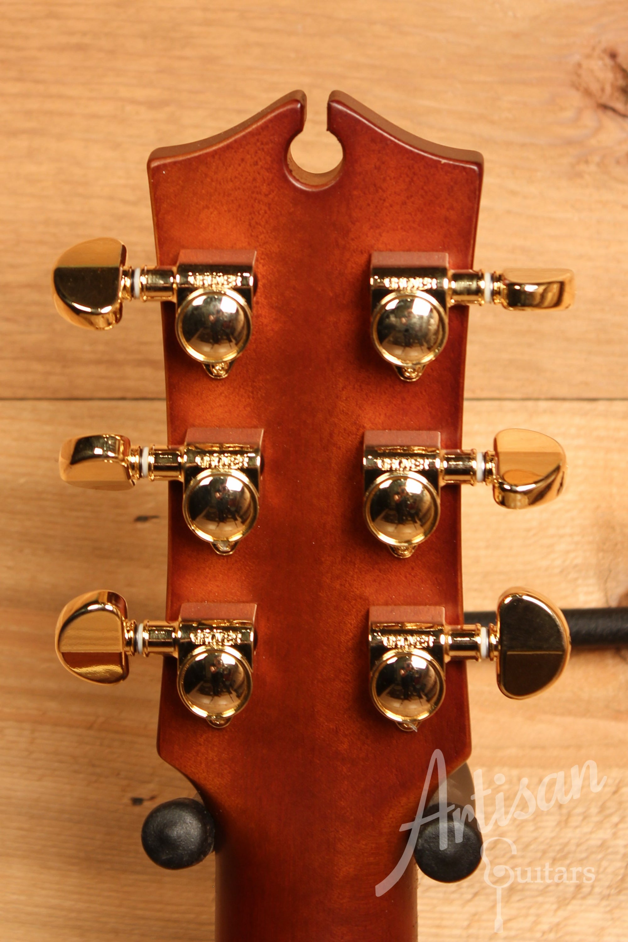 Maton EBG808C Nashville Series Sitka Spruce and Blackwood with Vintage Amber Sunburst Finish and Cutaway ID-11476 - Artisan Guitars
