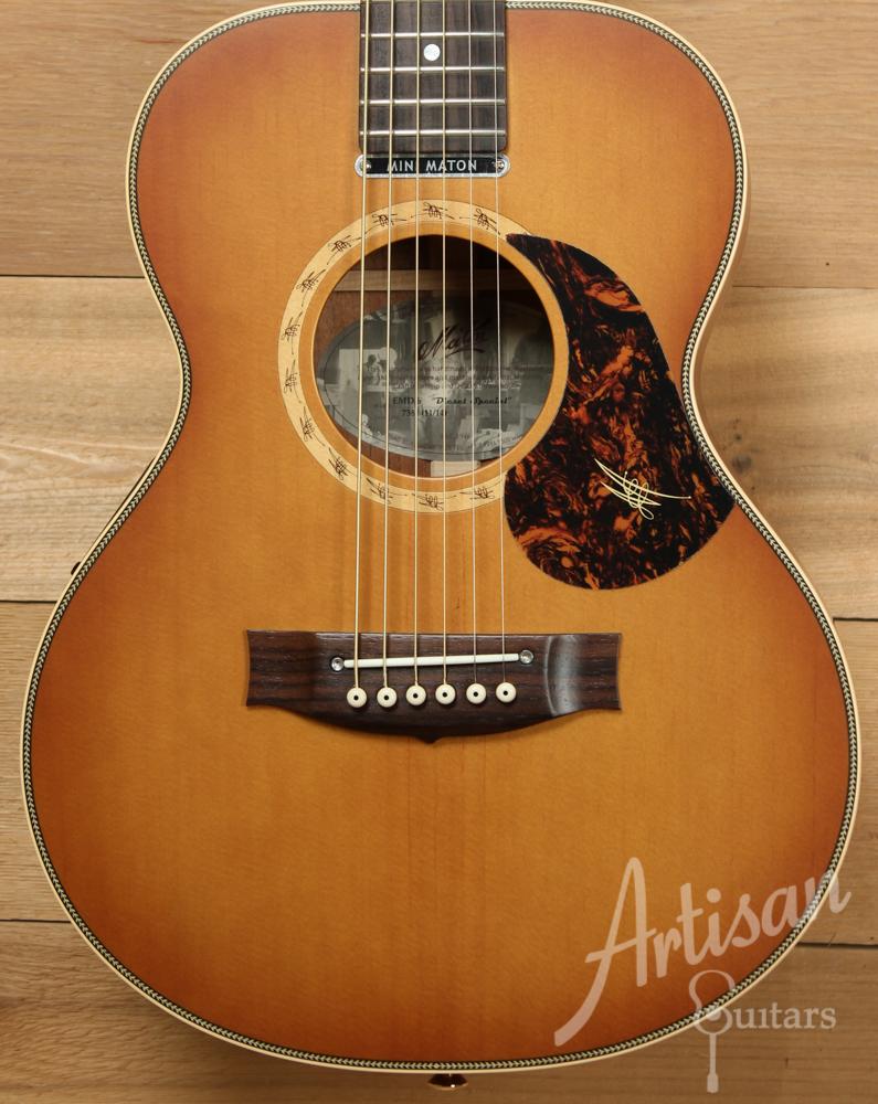 Maton EMD6 Mini Maton Diesel Sitka with Blackwood and Vintage Amber Sunburst ID-9298 - Artisan Guitars