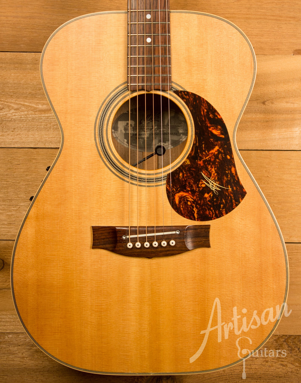 Maton EBG808TE Tommy Emmaunel Signature Sitka and Queensland Maple Pre-Owned 2014 ID-11491 - Artisan Guitars