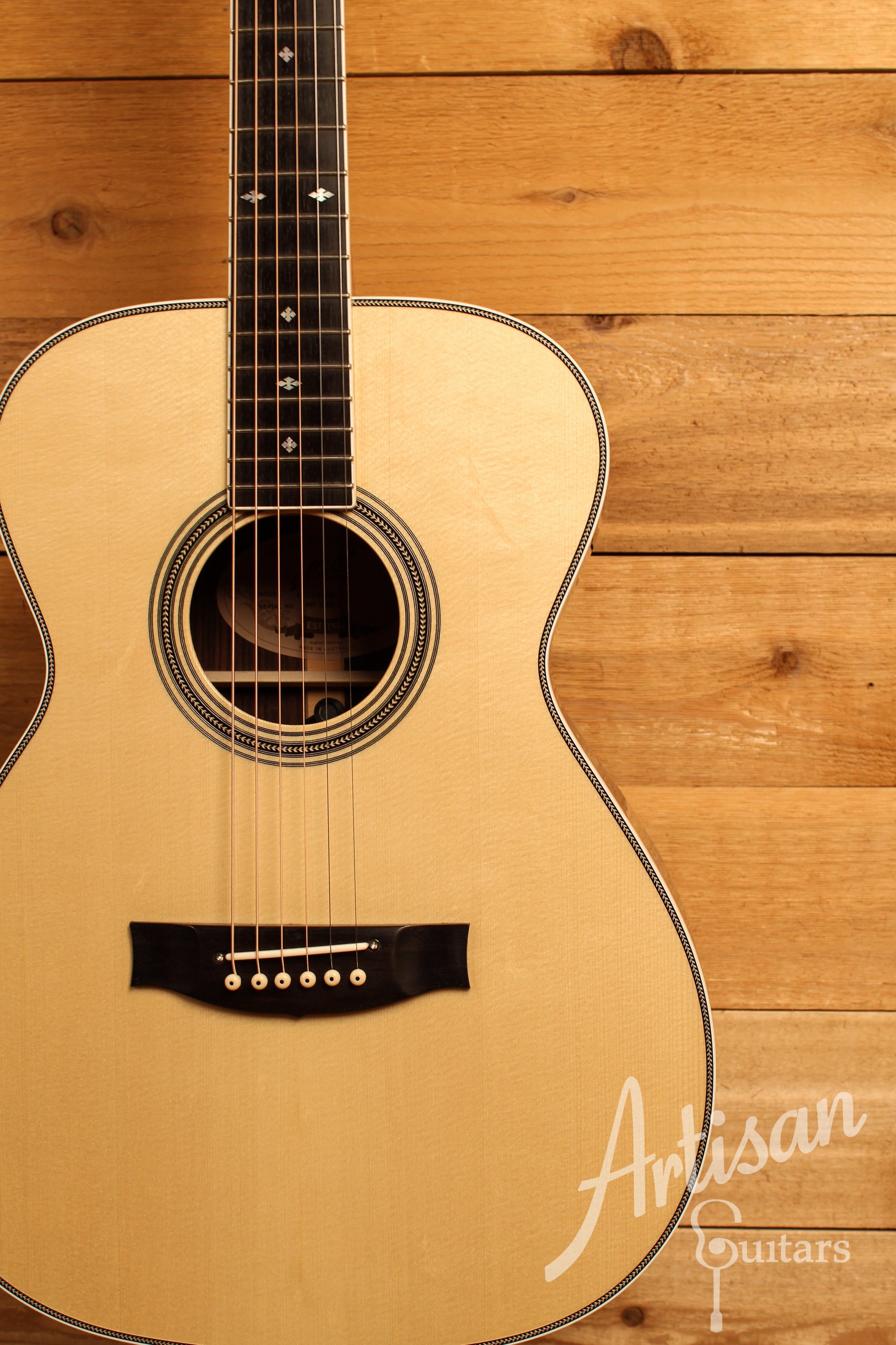 Maton Custom Shop Classic Guitar with European Spruce and Indian Rosewood ID-12159 - Artisan Guitars