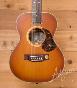 Maton EMD12 Mini Maton Diesel Sitka with Blackwood and Vintage Amber Sunburst ID-10219 - Artisan Guitars
