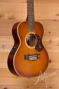 Maton EMD12 Mini Maton Diesel Sitka with Blackwood and Vintage Amber Sunburst ID-10219 - Artisan Guitars