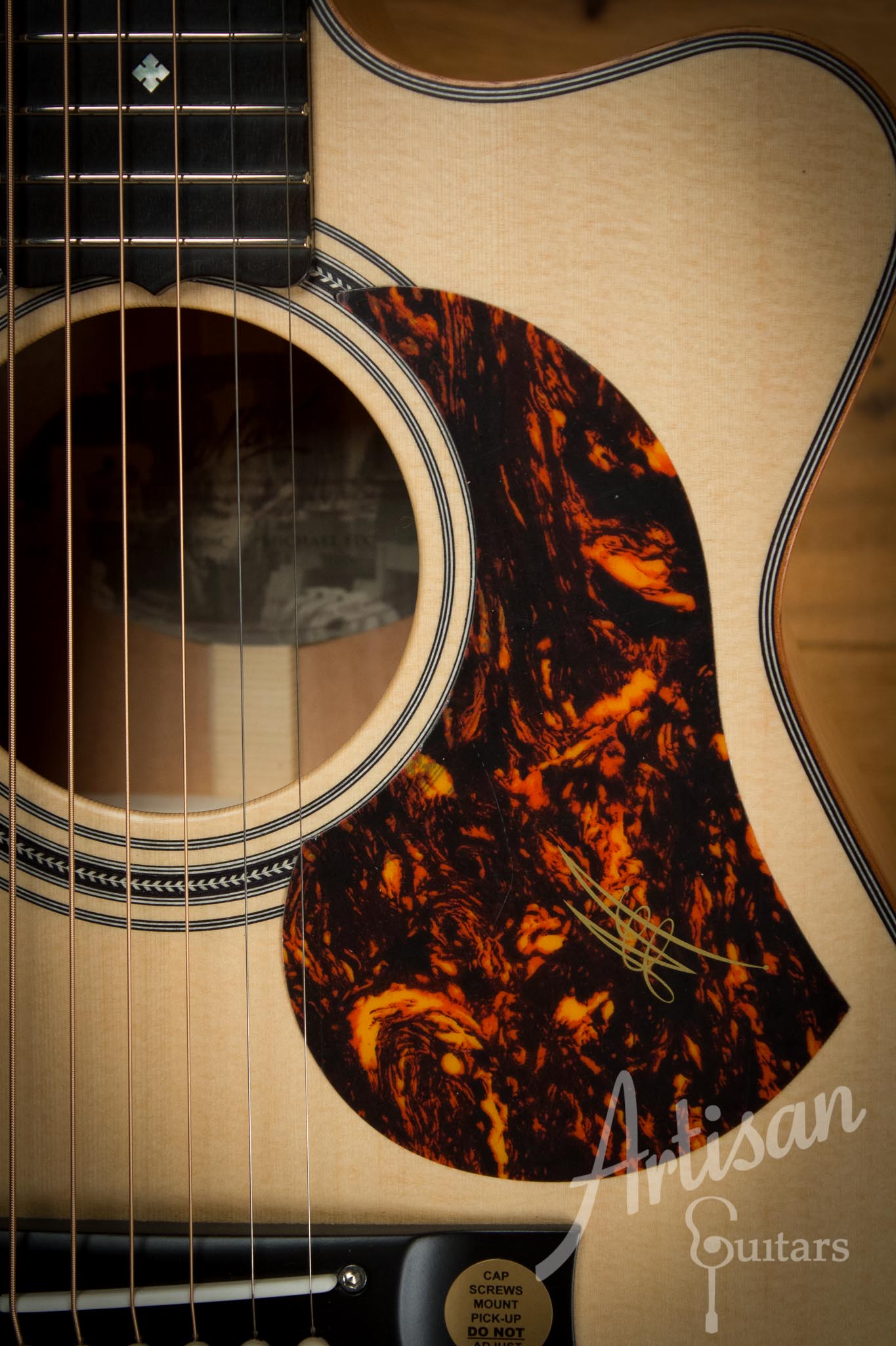Maton EBG 808C MIC FIX Michael Fix Signature Guitar Sitka and Queensland Maple with Cutaway ID-10120 - Artisan Guitars
