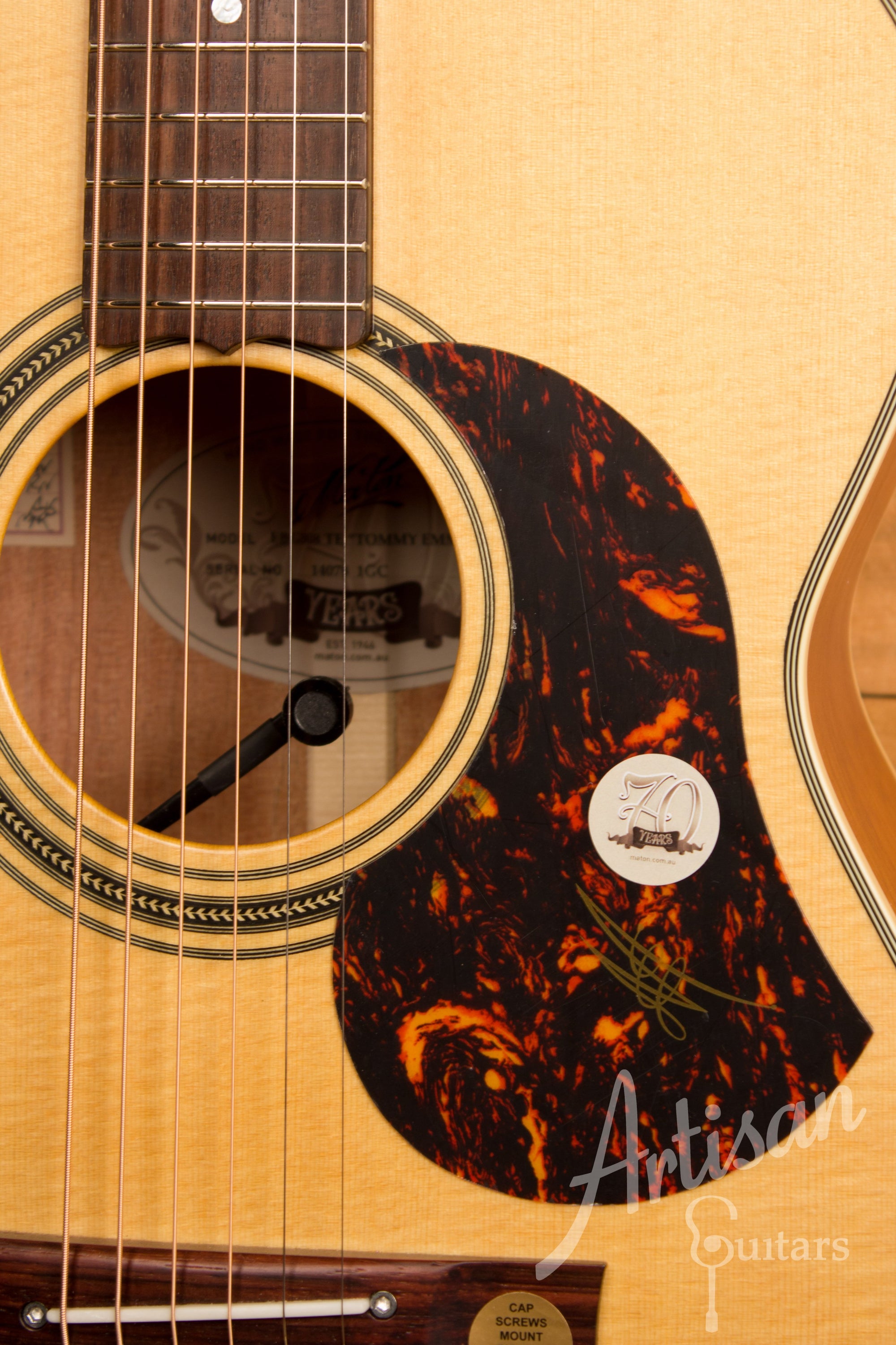 Maton EBG 808 TE Tommy Emmanuel Signature Guitar ID-11319 - Artisan Guitars