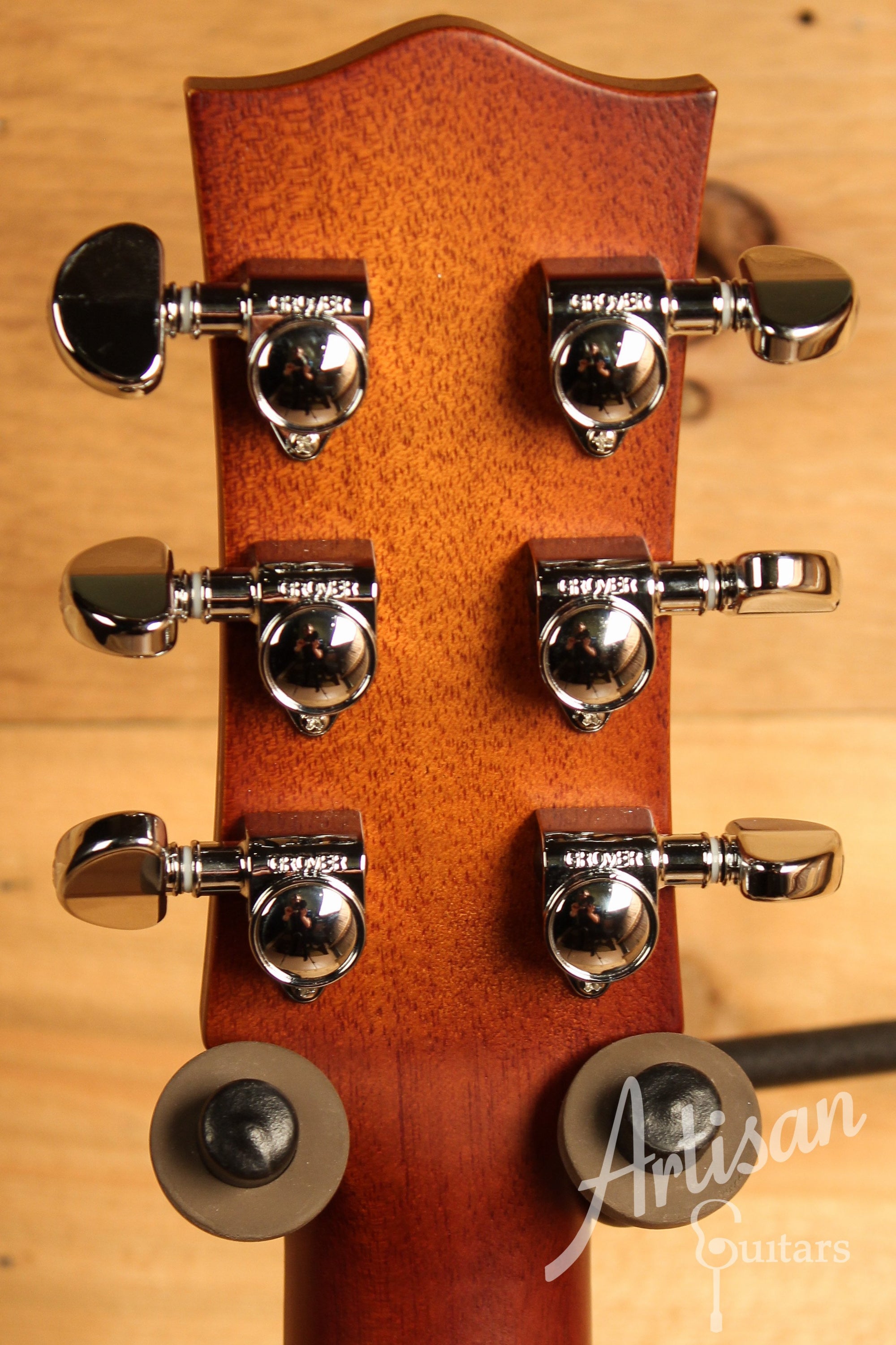 Maton EBG808 Queensland Maple Burst Custom Sitka Spruce & Queensland Maple  ID-12738 - Artisan Guitars