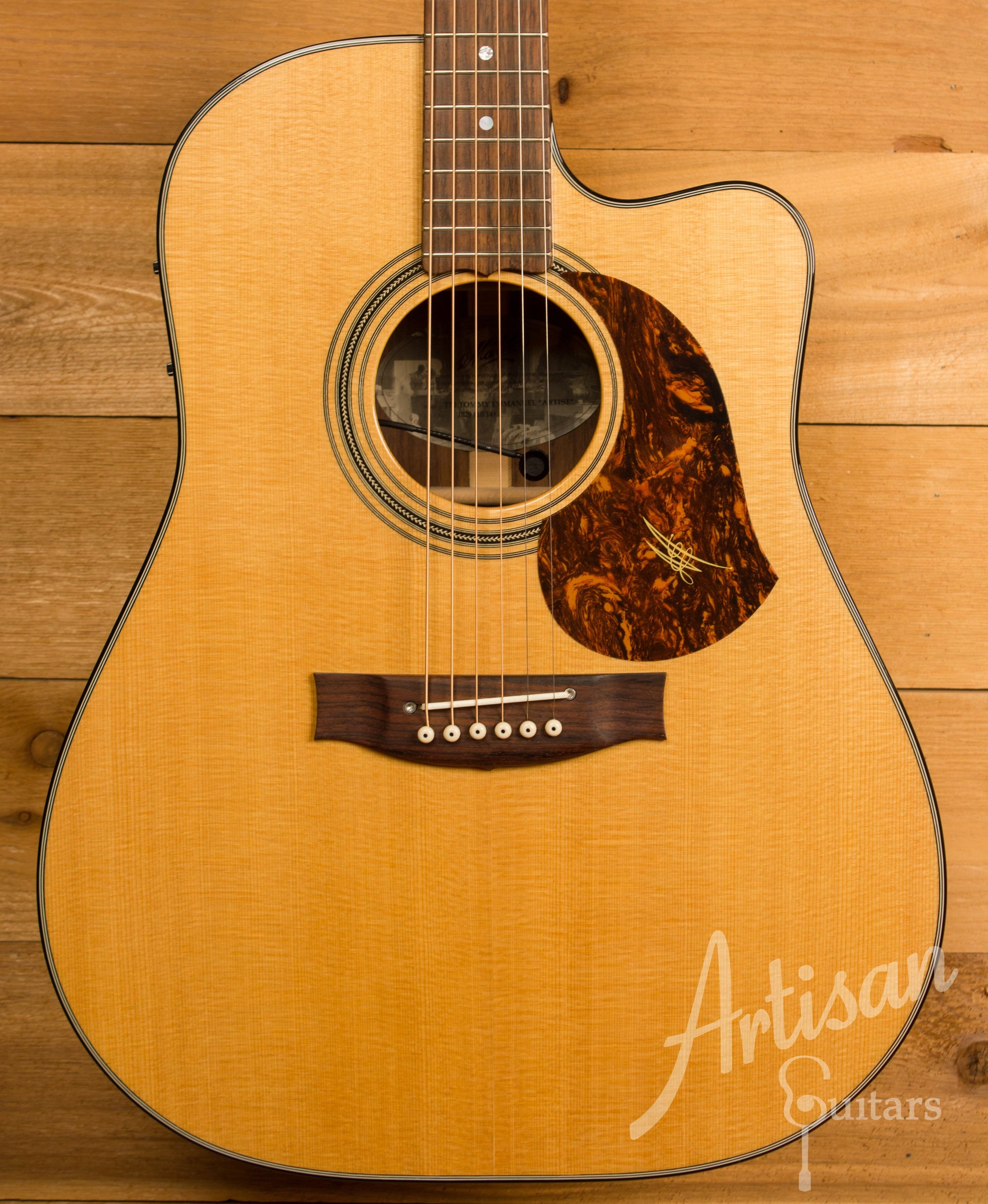 Maton TE1 Guitar Tommy Emmanuel Artist Sitka Spruce and Indian Rosewood AP5 Pro Pre-Owned 2014 ID-11323 - Artisan Guitars