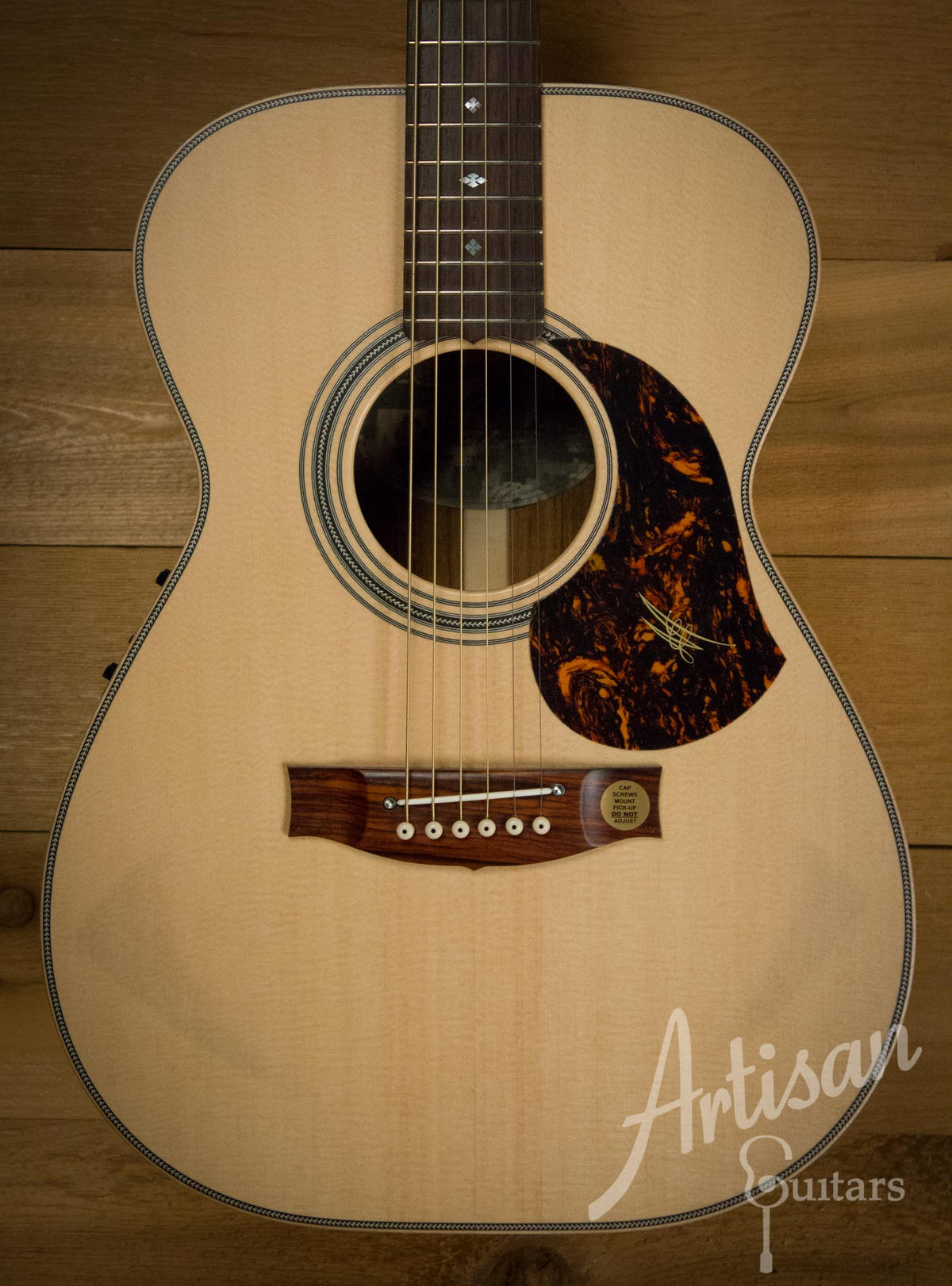Pre-Owned 2014 Maton EBG808 Artist Series Sitka Spruce and Blackwood AP5 Pro ID-10272 - Artisan Guitars