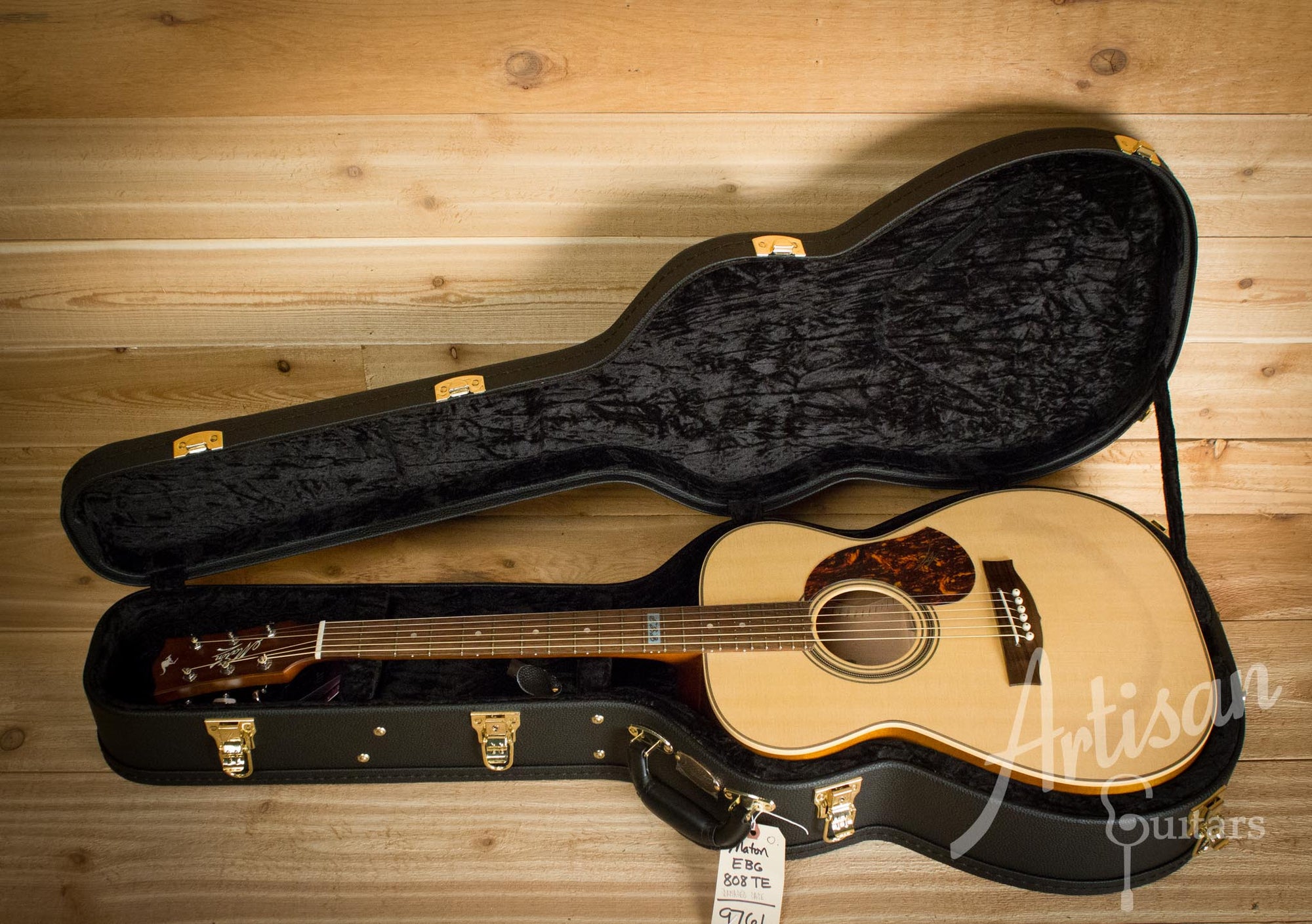 Pre-Owned 2014 Maton EBG808TE Tommy Emmanuel Signature Sitka and Queensland Maple ID-10271 - Artisan Guitars