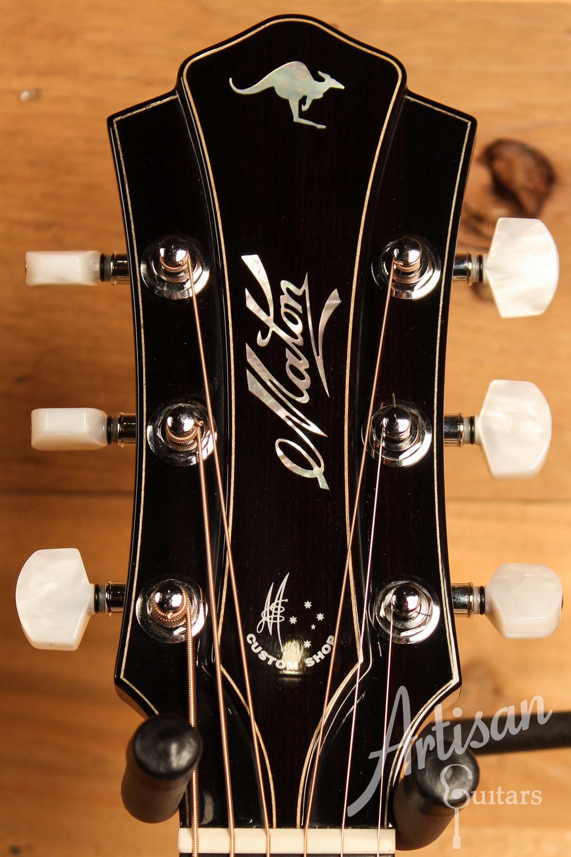Maton Custom Shop Traditional w/ Flamed Rock Maple  ID-12206 - Artisan Guitars