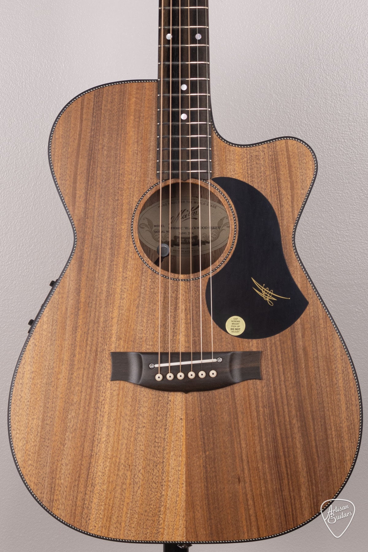 Maton Guitars All-Blackwood EBW-808C Cutaway - 16458