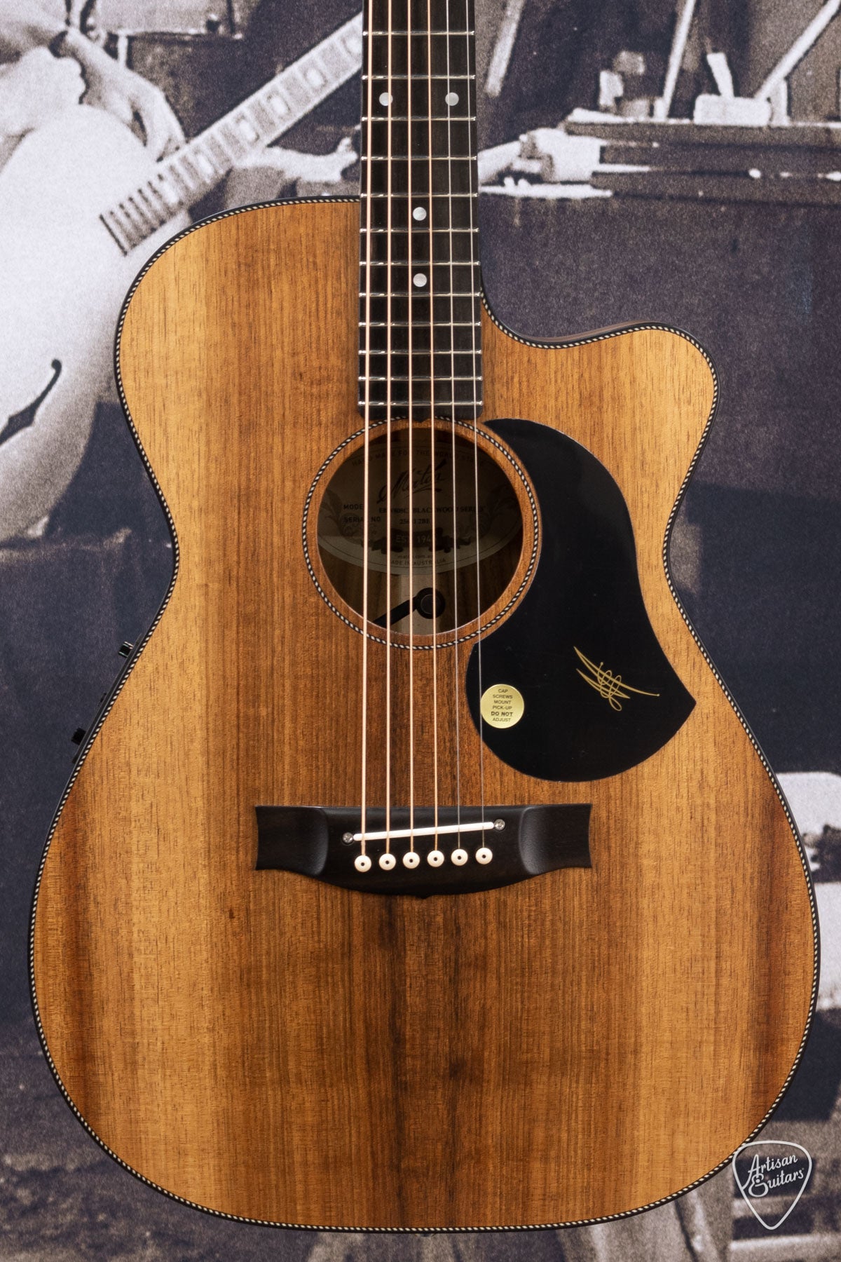 Maton Guitars All-Blackwood EBW-808C Cutaway - 16354