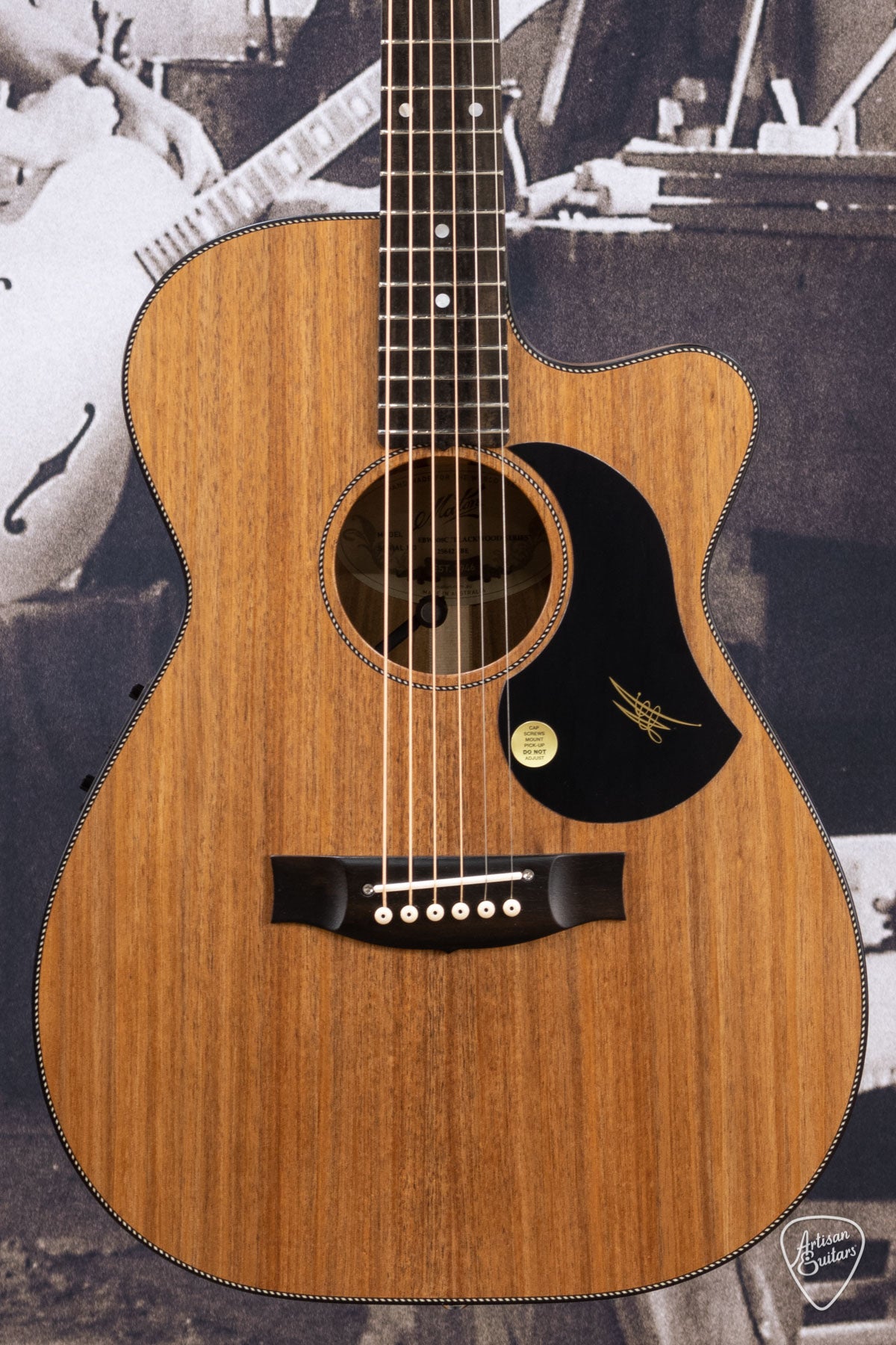 Maton Guitars All-Blackwood EBW-808C Cutaway - 16353
